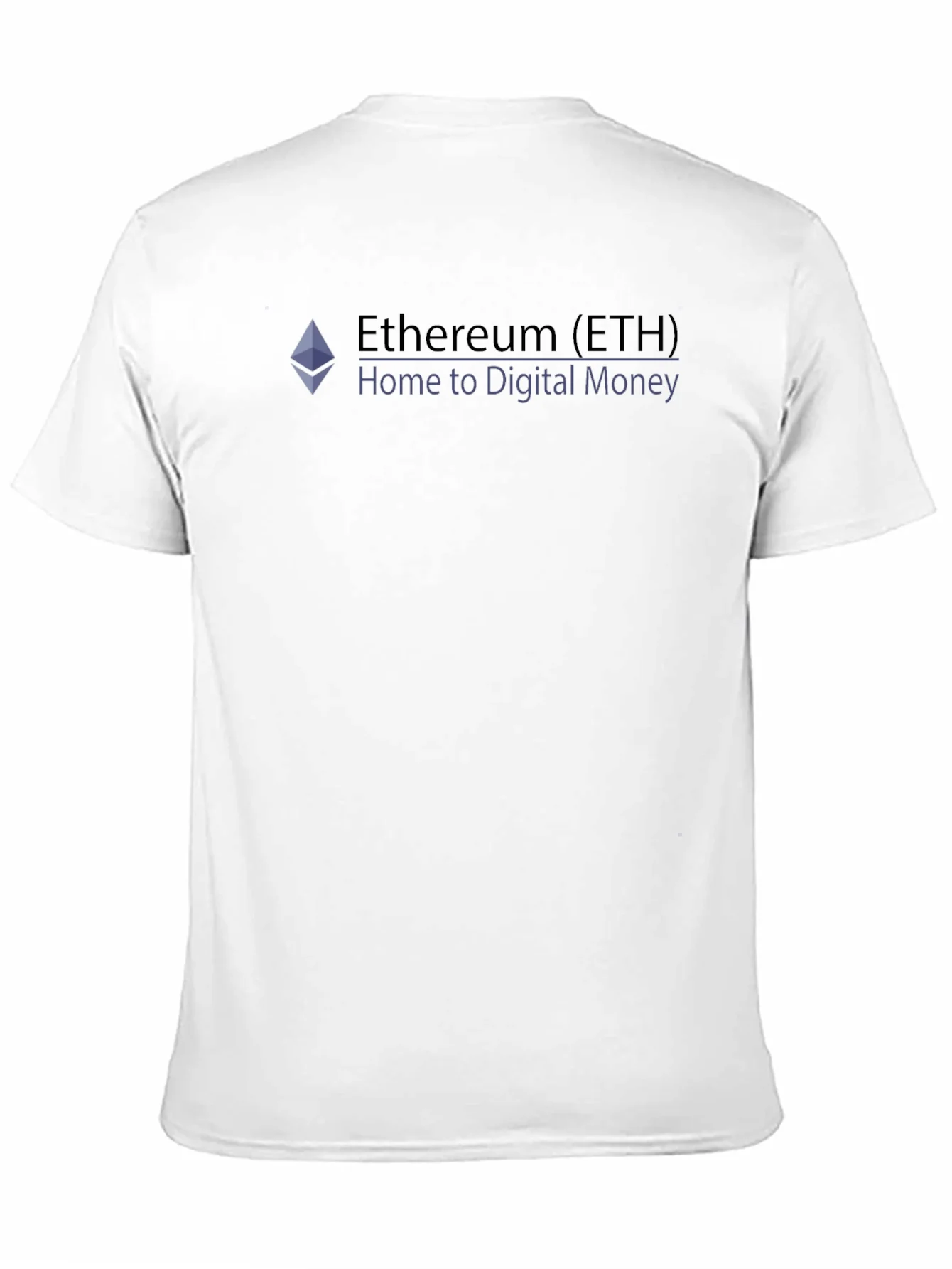Camiseta Negra Ethereum (ETH) - Dinero Digital