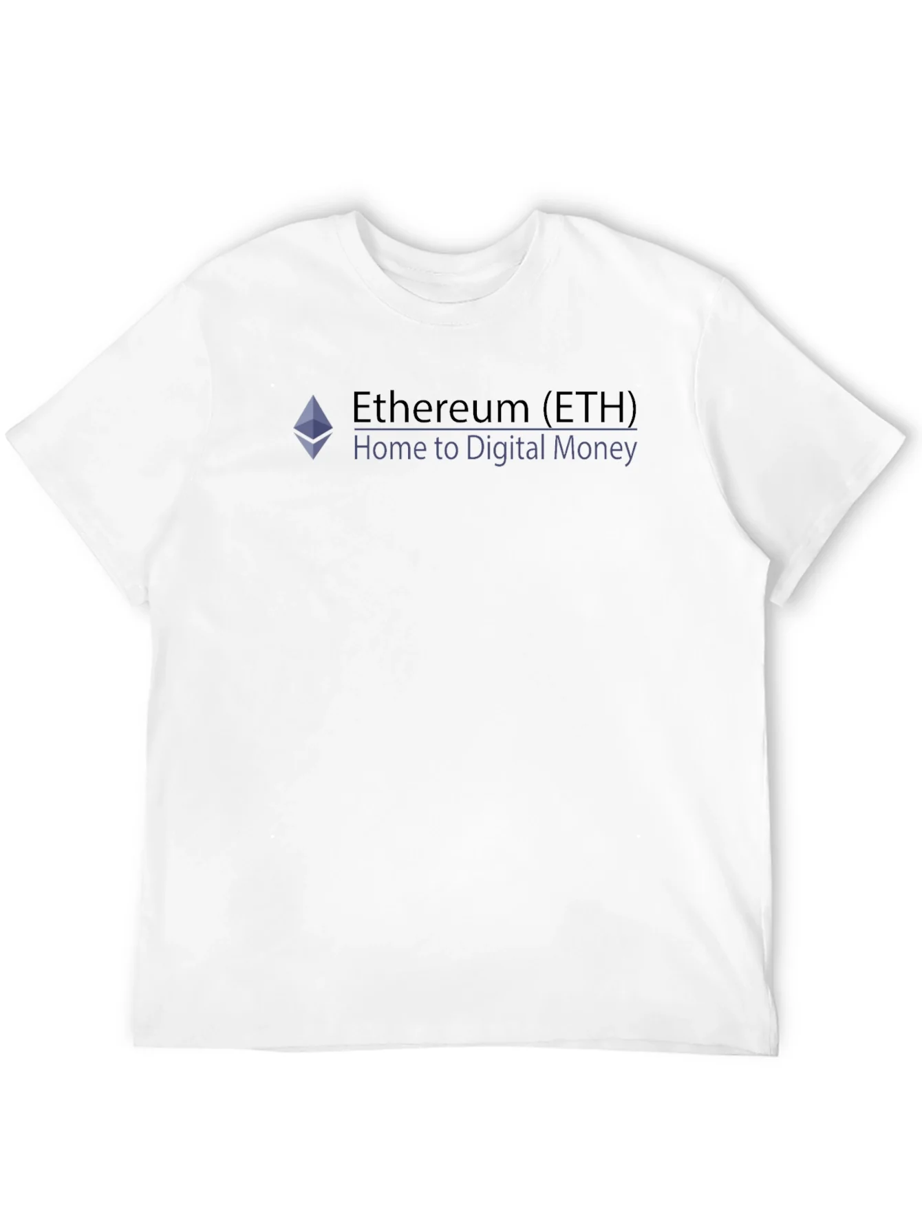 Camiseta Negra Ethereum (ETH) - Dinero Digital