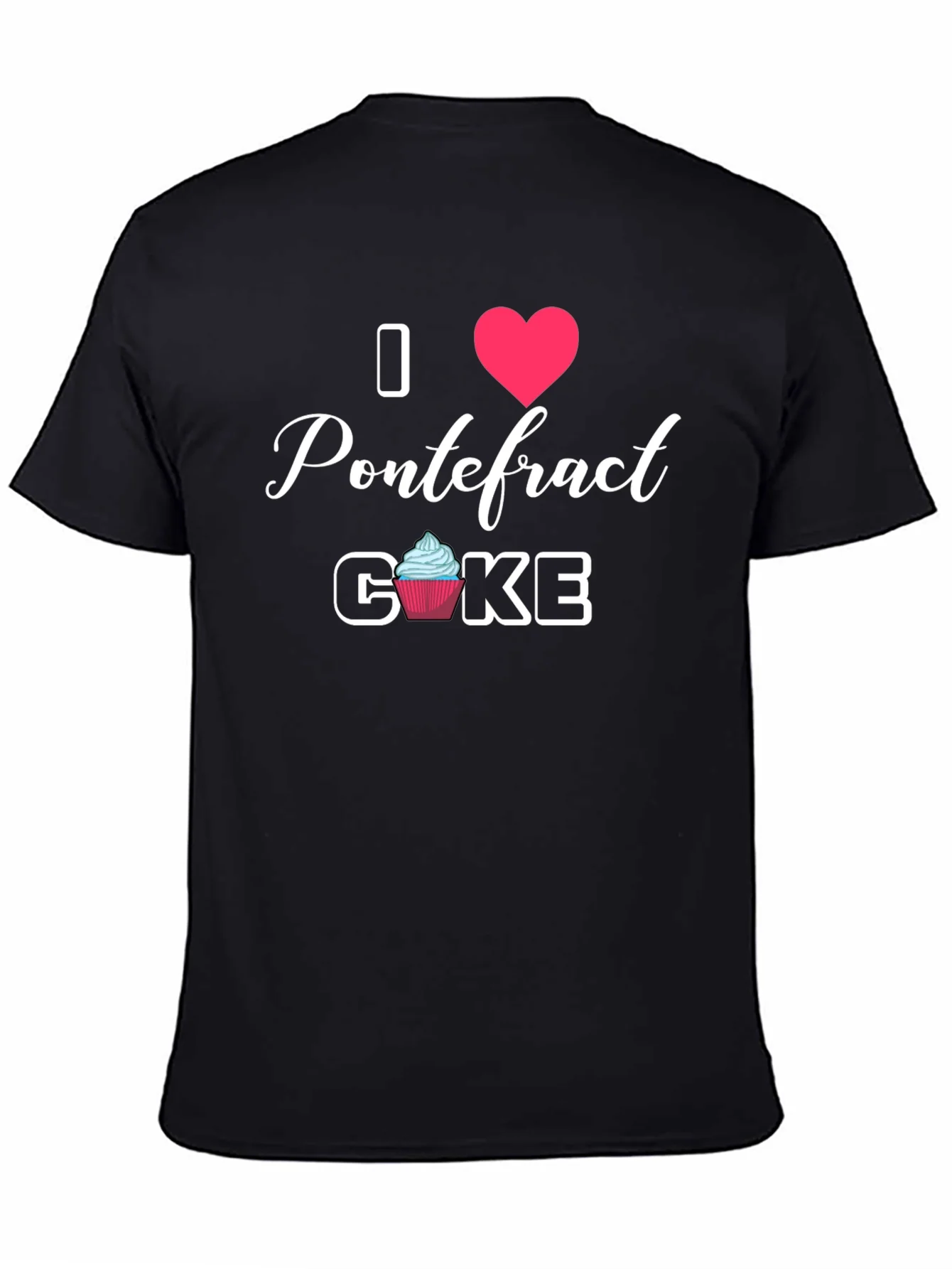 Camiseta Negra I Love Pontefract Cake