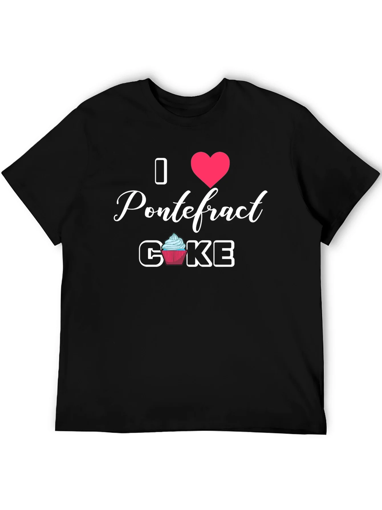 Camiseta Negra I Love Pontefract Cake