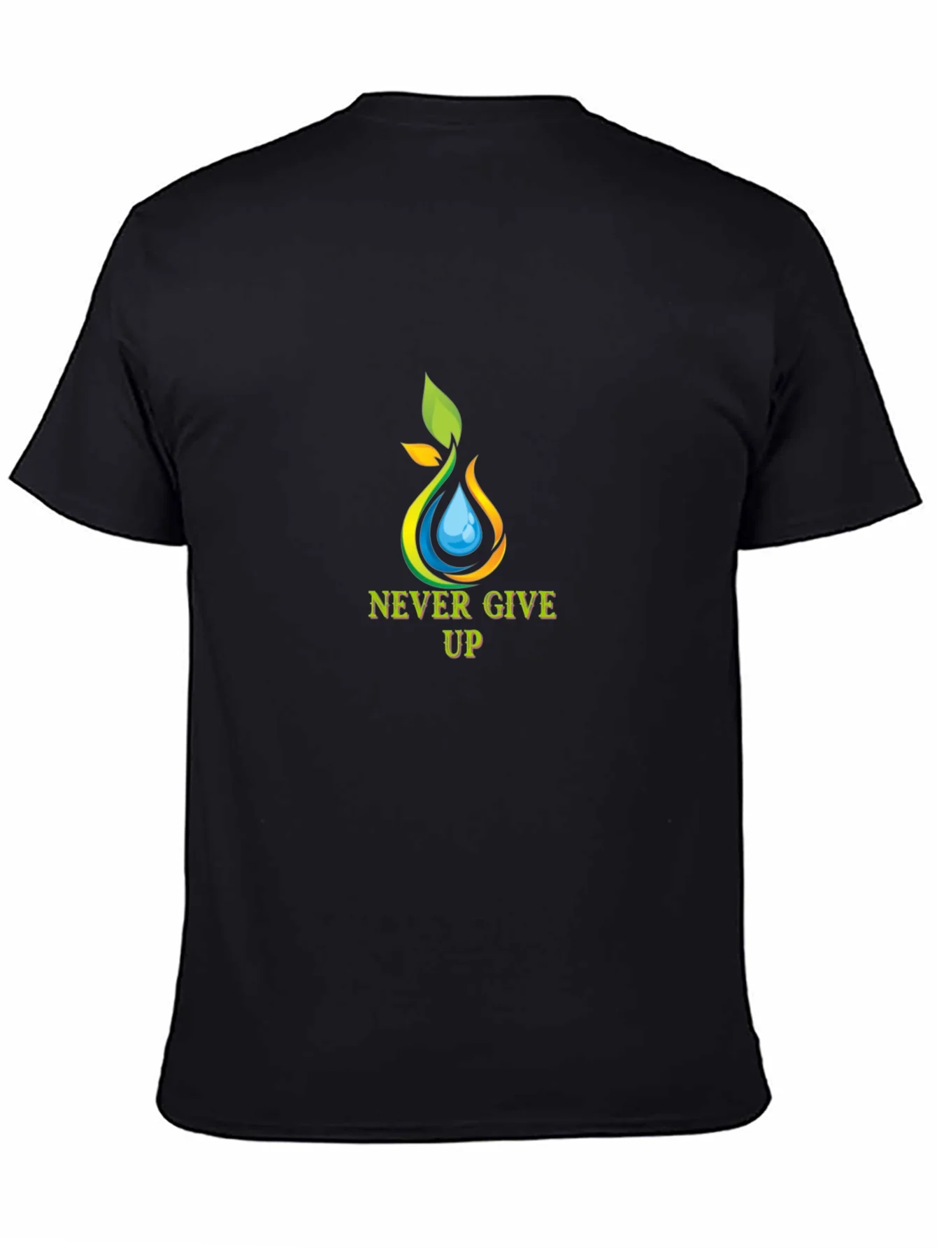 Rebbecca Never Give Up Graphic Tee - Motivational T-Shirt