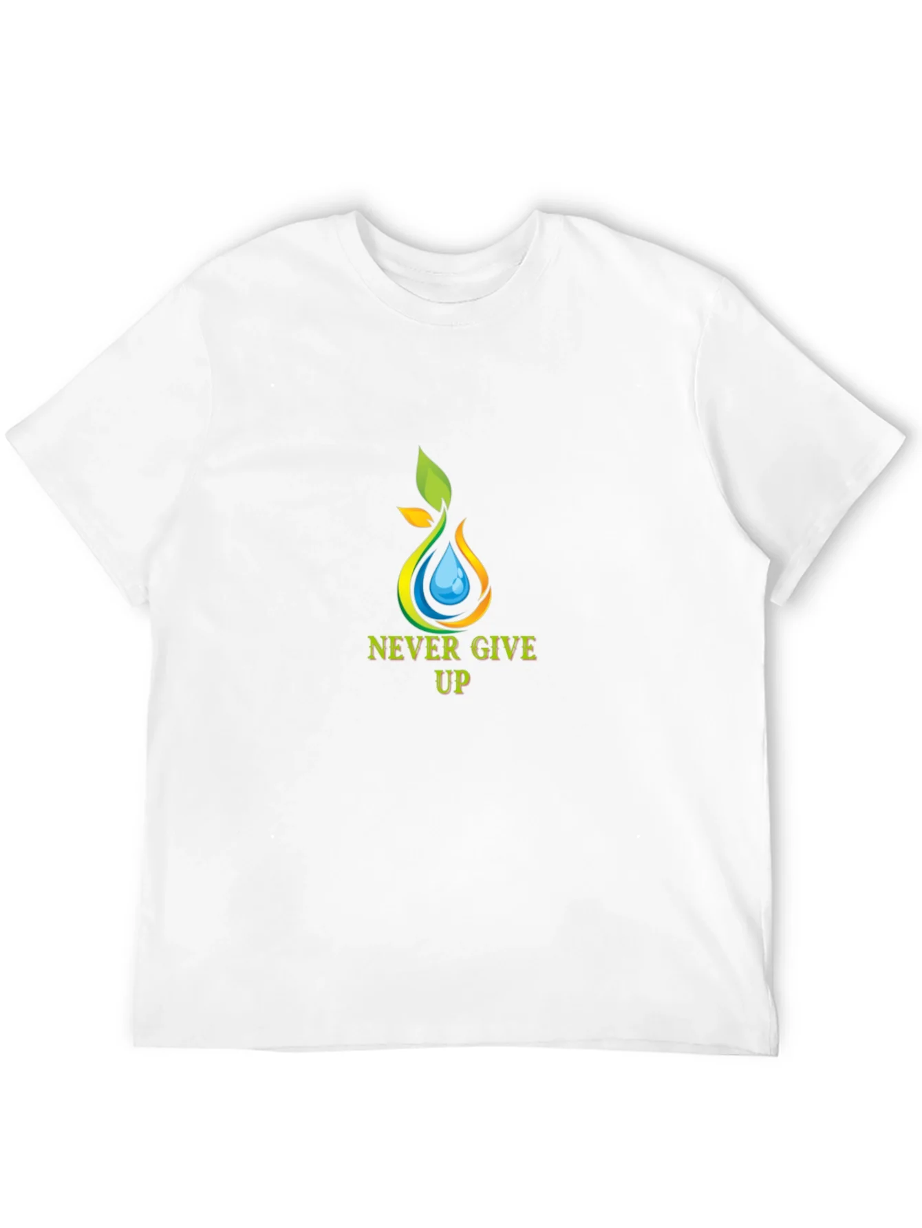 Rebbecca Never Give Up Graphic Tee - Motivational T-Shirt