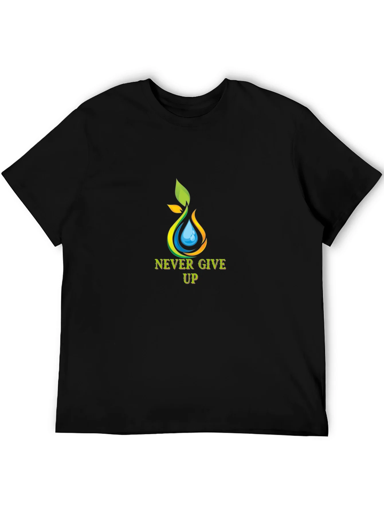 Rebbecca Never Give Up Graphic Tee - Motivational T-Shirt