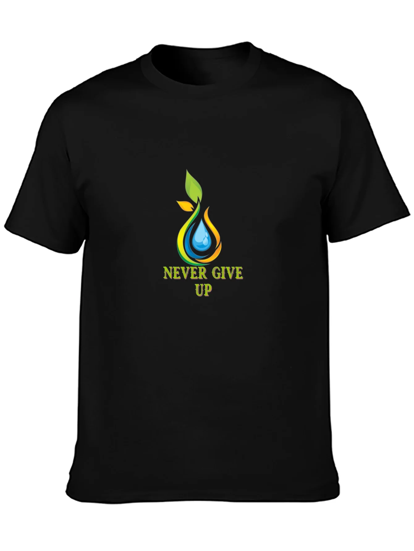 Rebbecca Never Give Up Graphic Tee - Motivational T-Shirt