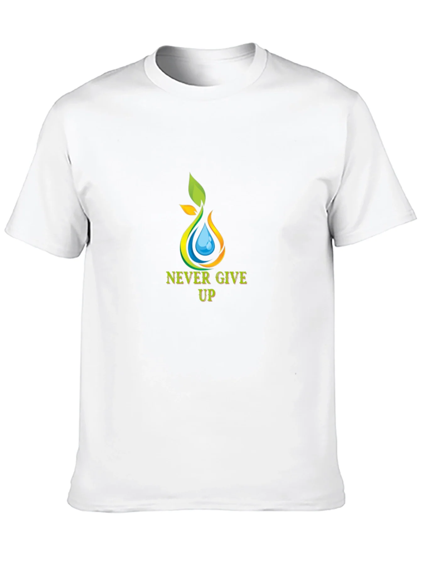 Rebbecca Never Give Up Graphic Tee - Motivational T-Shirt
