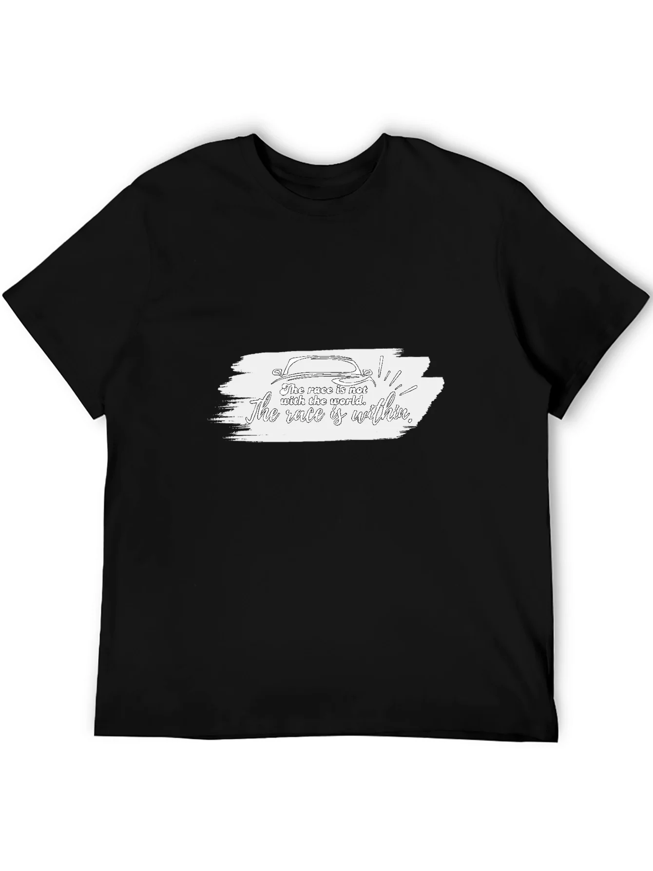 Rebbecca Race Within Graphic Tee - Black
