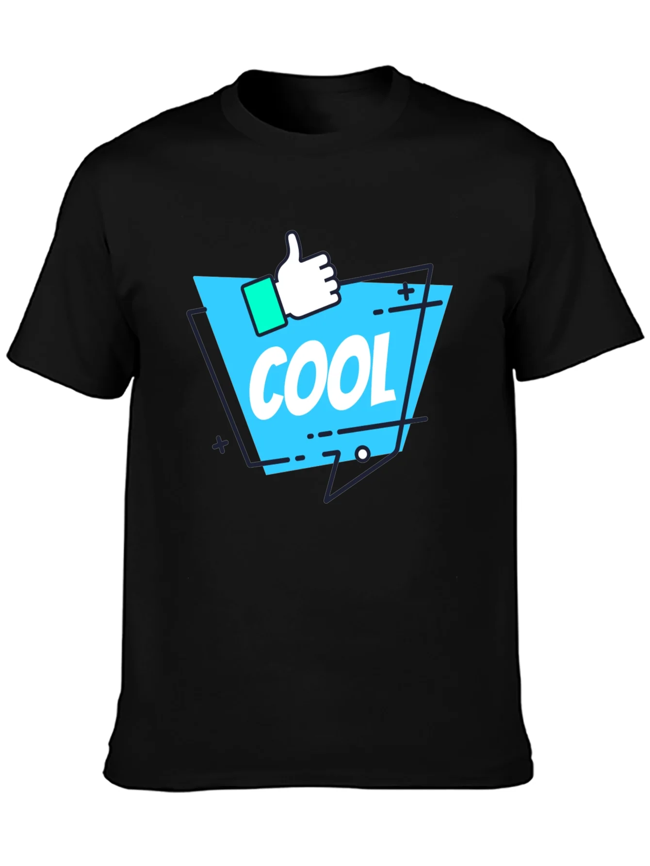 Rebbecca Cool Graphic Print T-Shirt - Black
