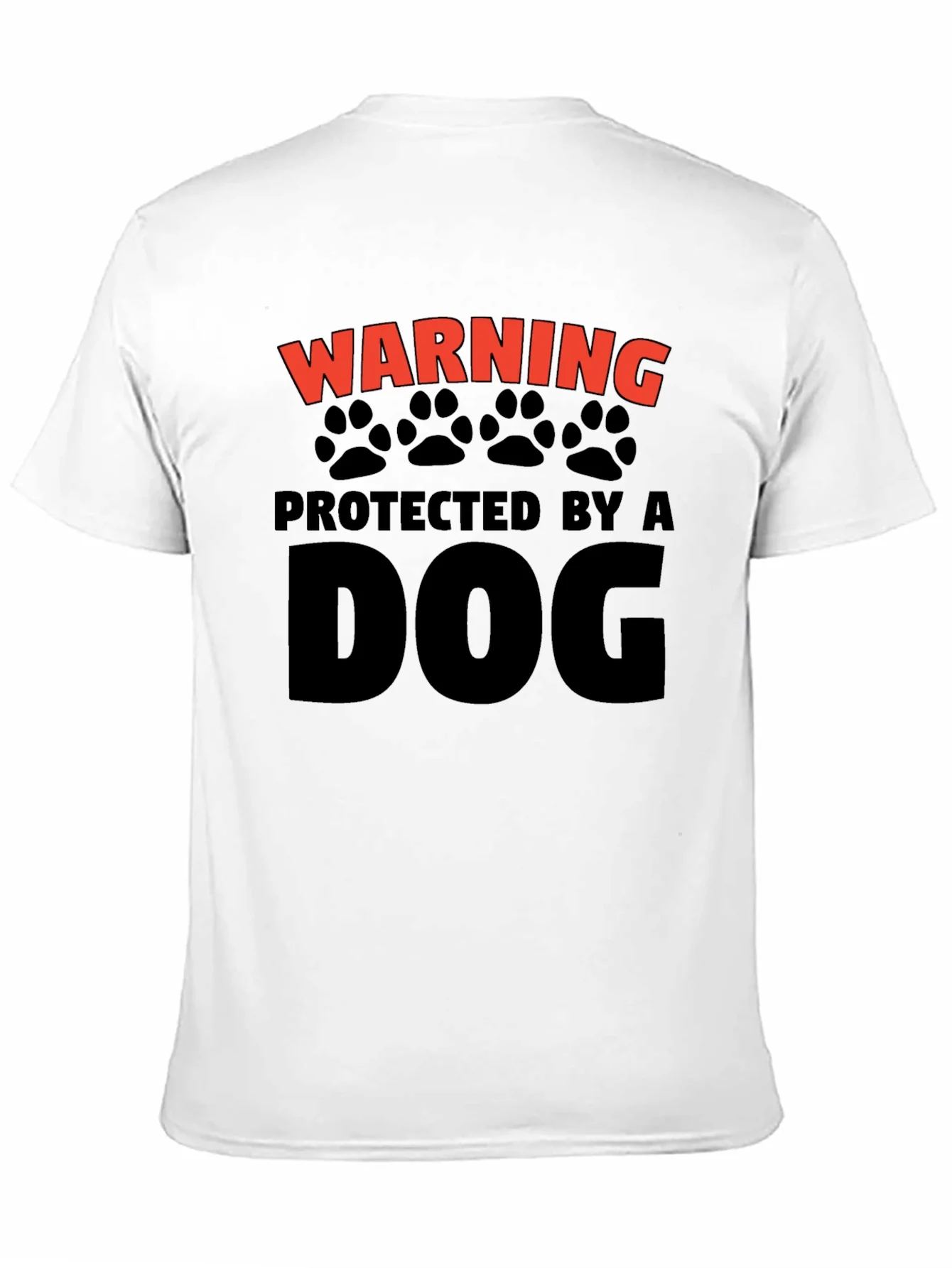 Rebbecca Warning Protected by a Dog T-Shirt