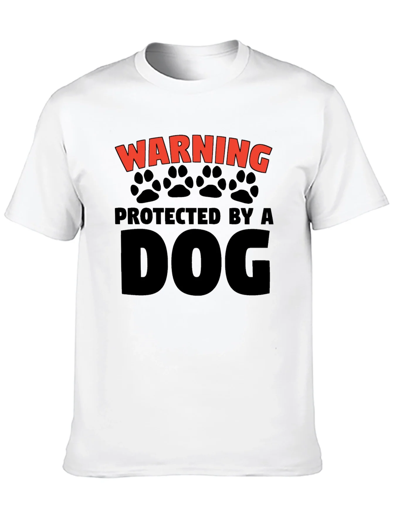 Rebbecca Warning Protected by a Dog T-Shirt