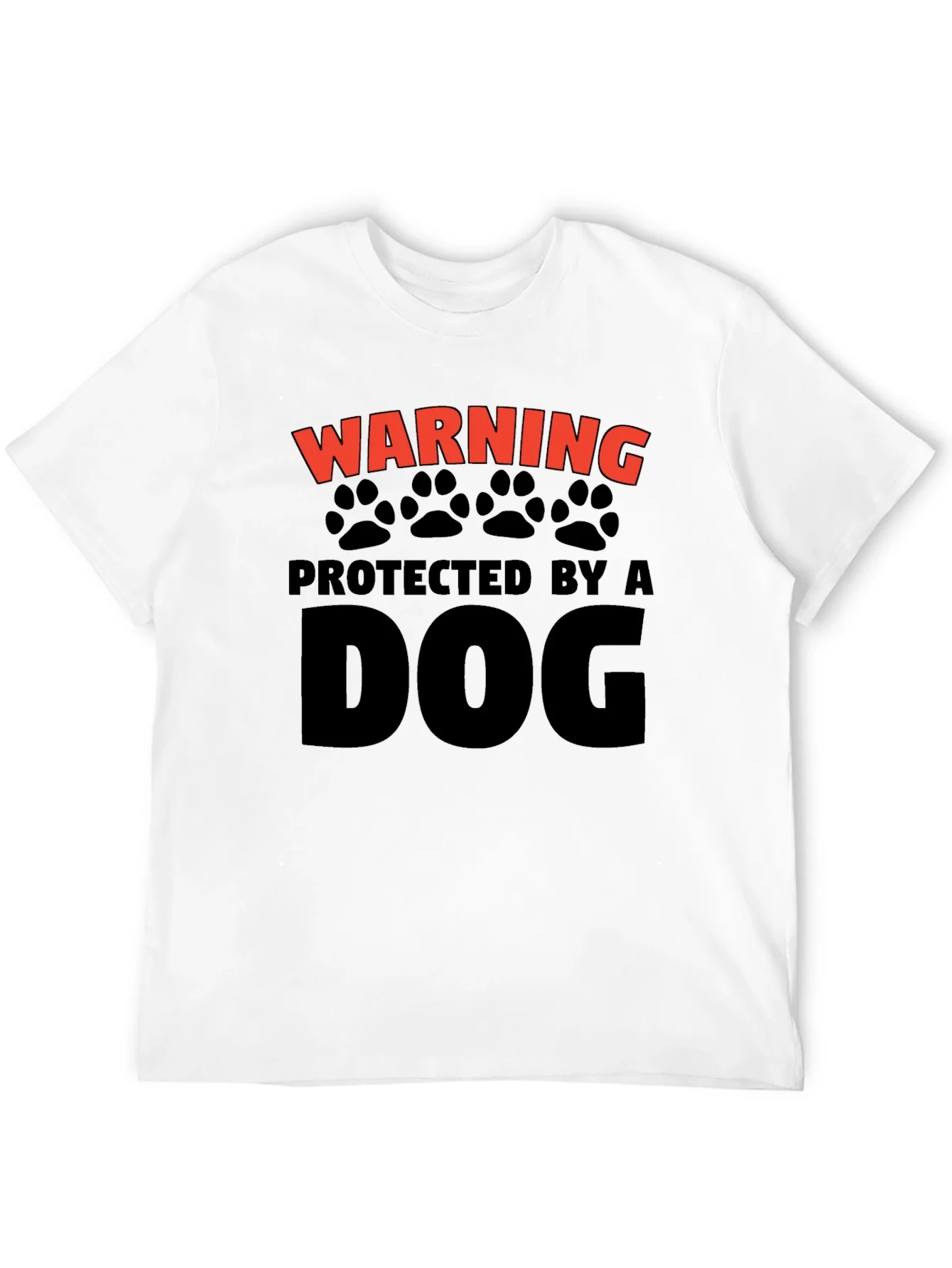 Rebbecca Warning Protected by a Dog T-Shirt