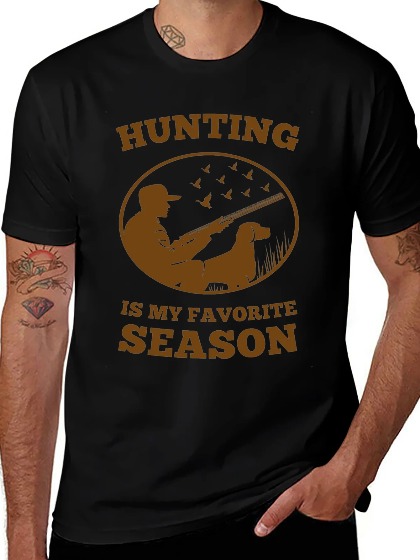 Rebbecca Hunting Season Tee - Hunter & Dog Design