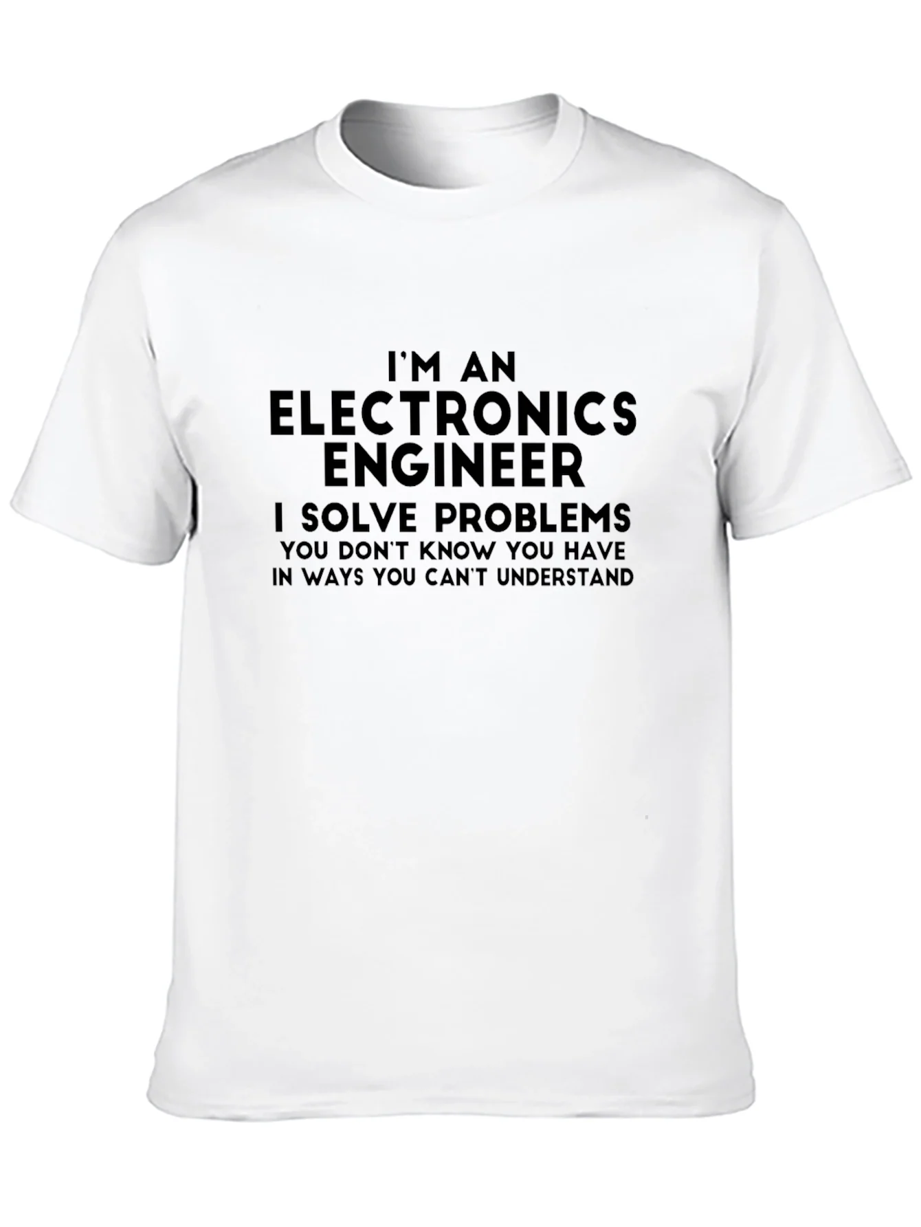 Camiseta Ingeniero Electr¨®nico - Soluciona Problemas