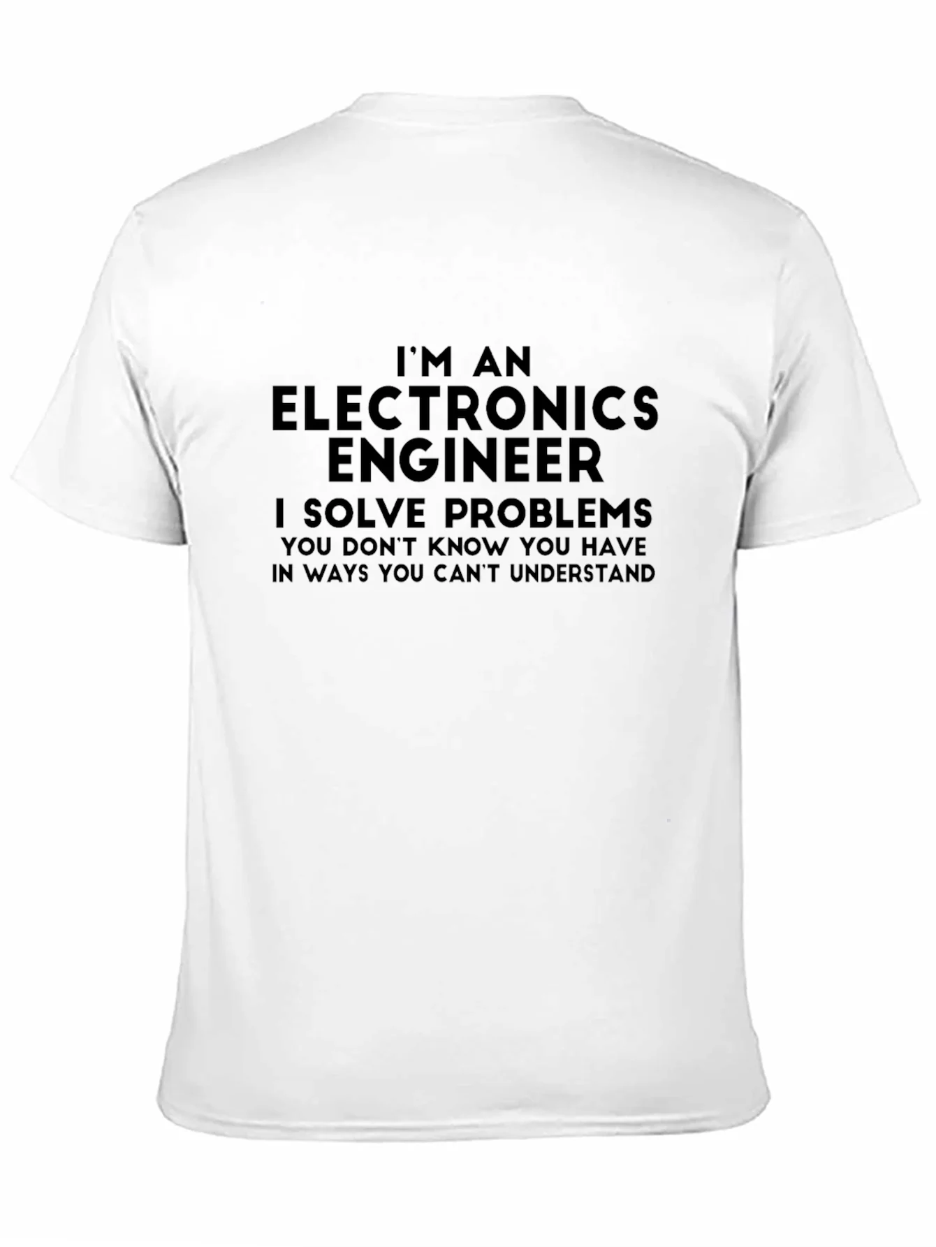 Camiseta Ingeniero Electr¨®nico - Soluciona Problemas