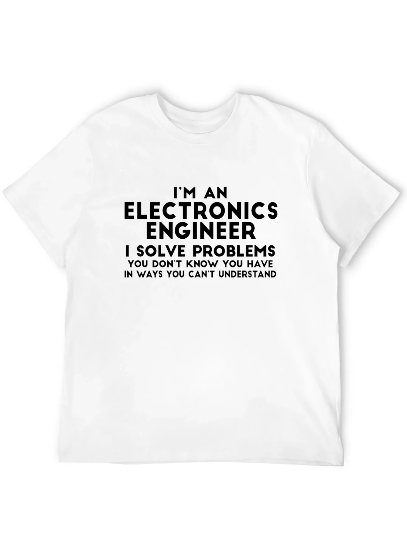 Camiseta Ingeniero Electr¨®nico - Soluciona Problemas