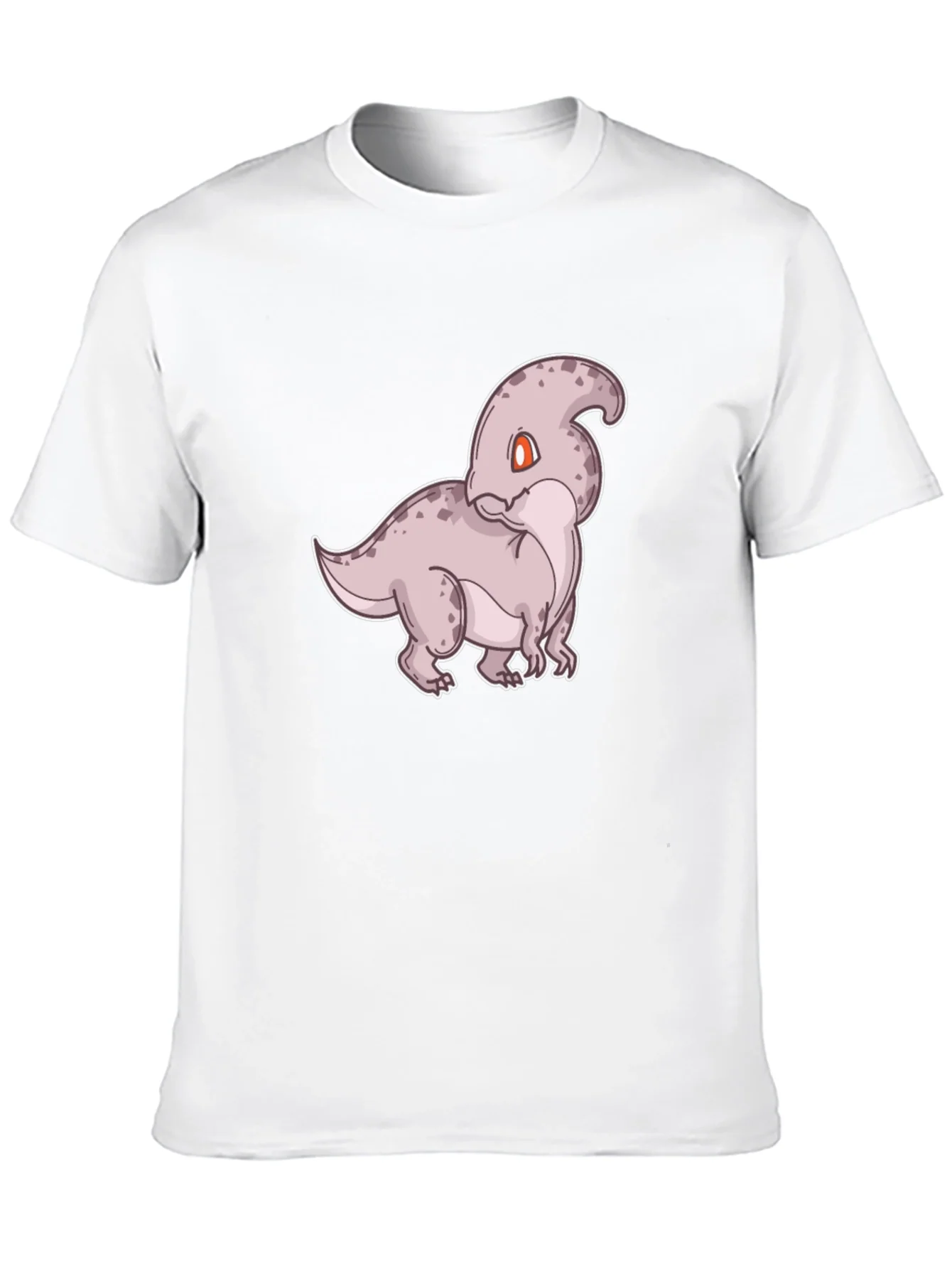 Camiseta Negra con Dise?o de Dinosaurio Parasaurolophus