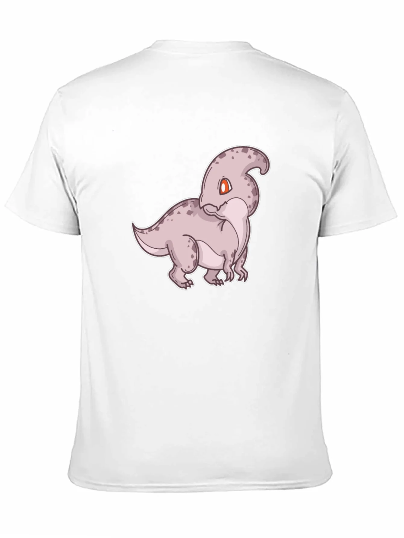 Camiseta Negra con Dise?o de Dinosaurio Parasaurolophus