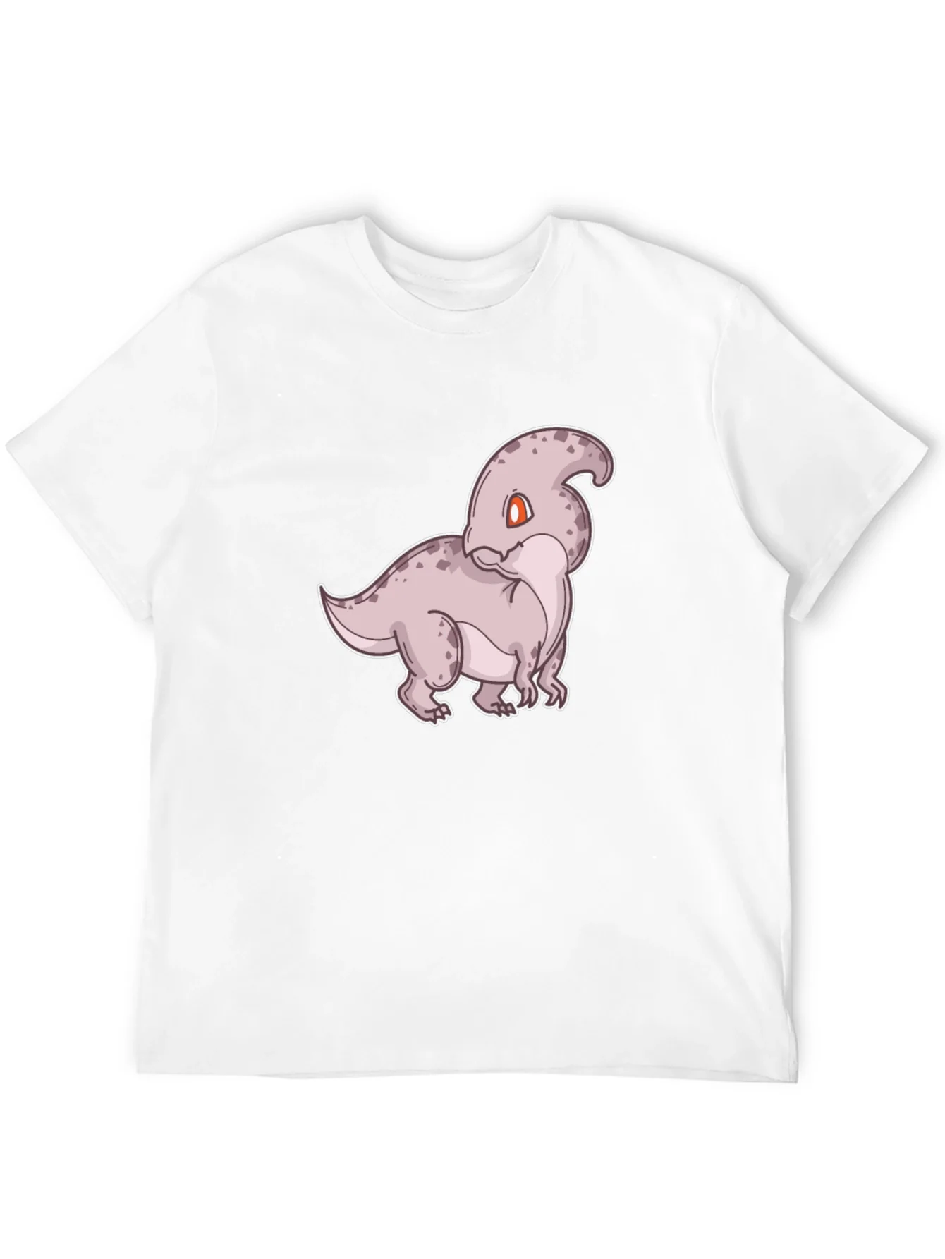 Camiseta Negra con Dise?o de Dinosaurio Parasaurolophus