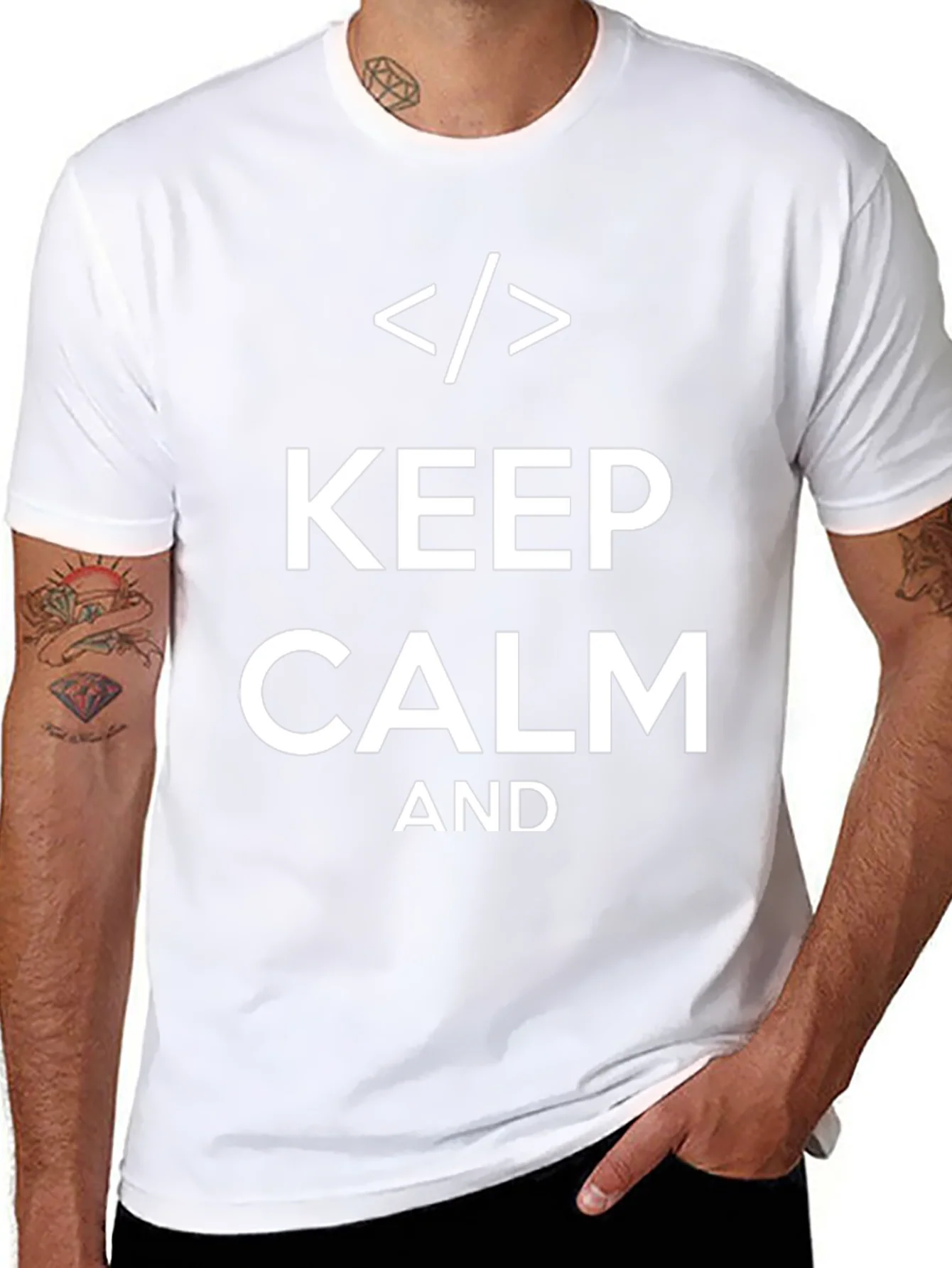 Rebbecca Keep Calm and Code Black T-Shirt