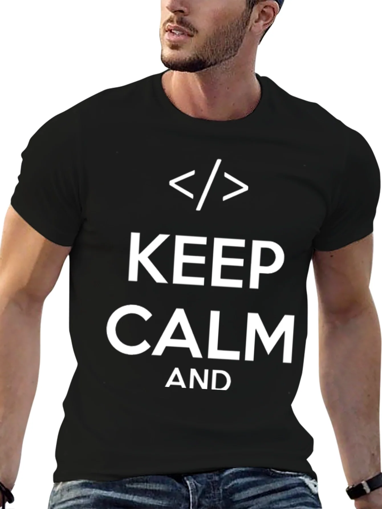 Rebbecca Keep Calm and Code Black T-Shirt