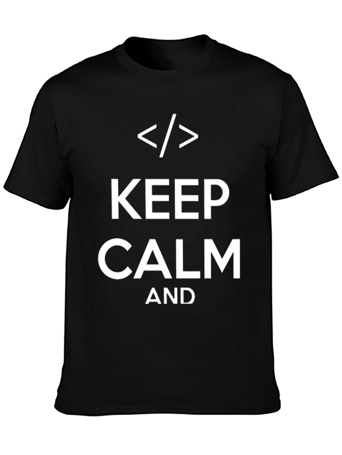 Rebbecca Keep Calm and Code Black T-Shirt