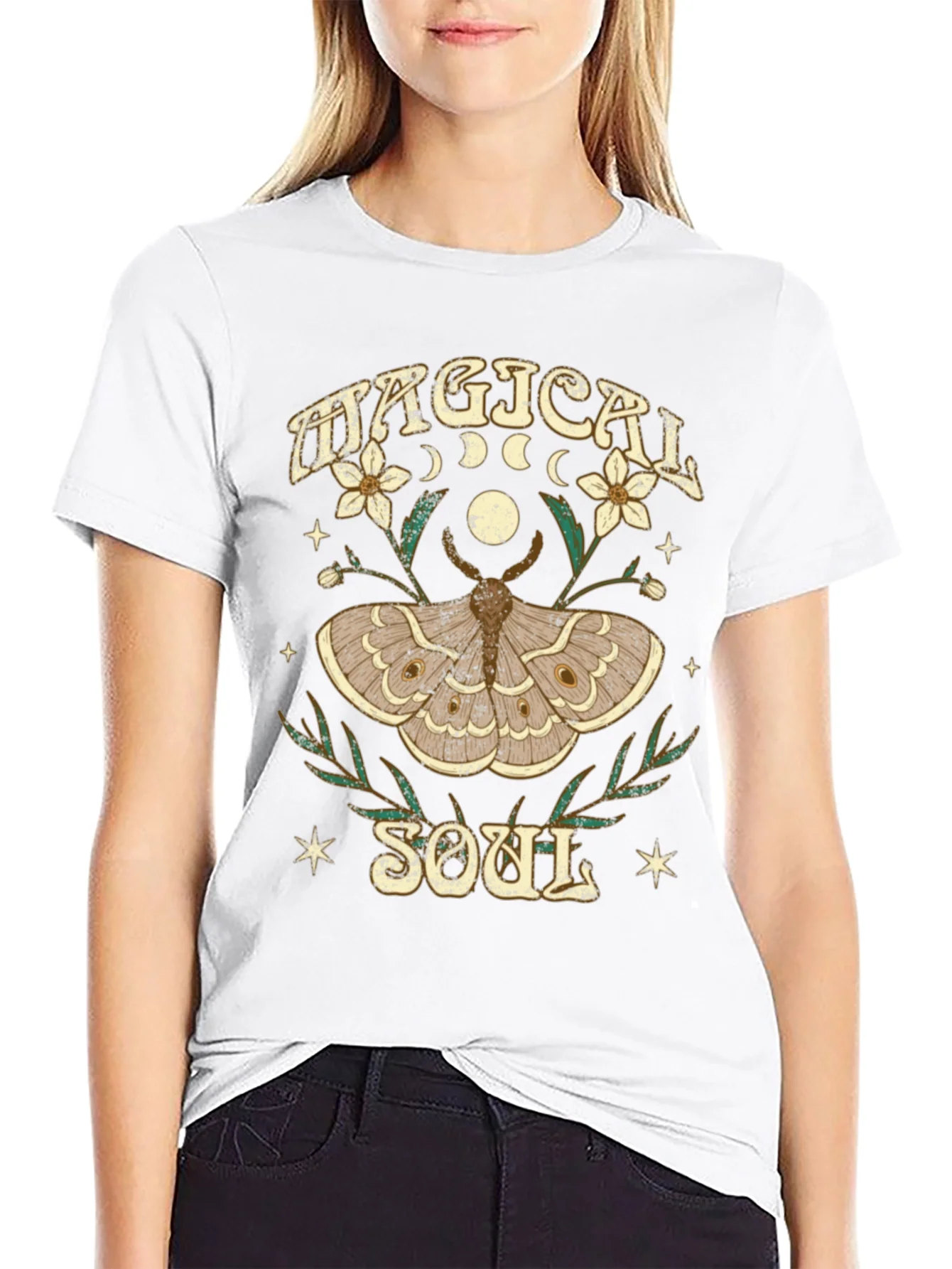 Rebbecca Magical Soul Moth Graphic Tee