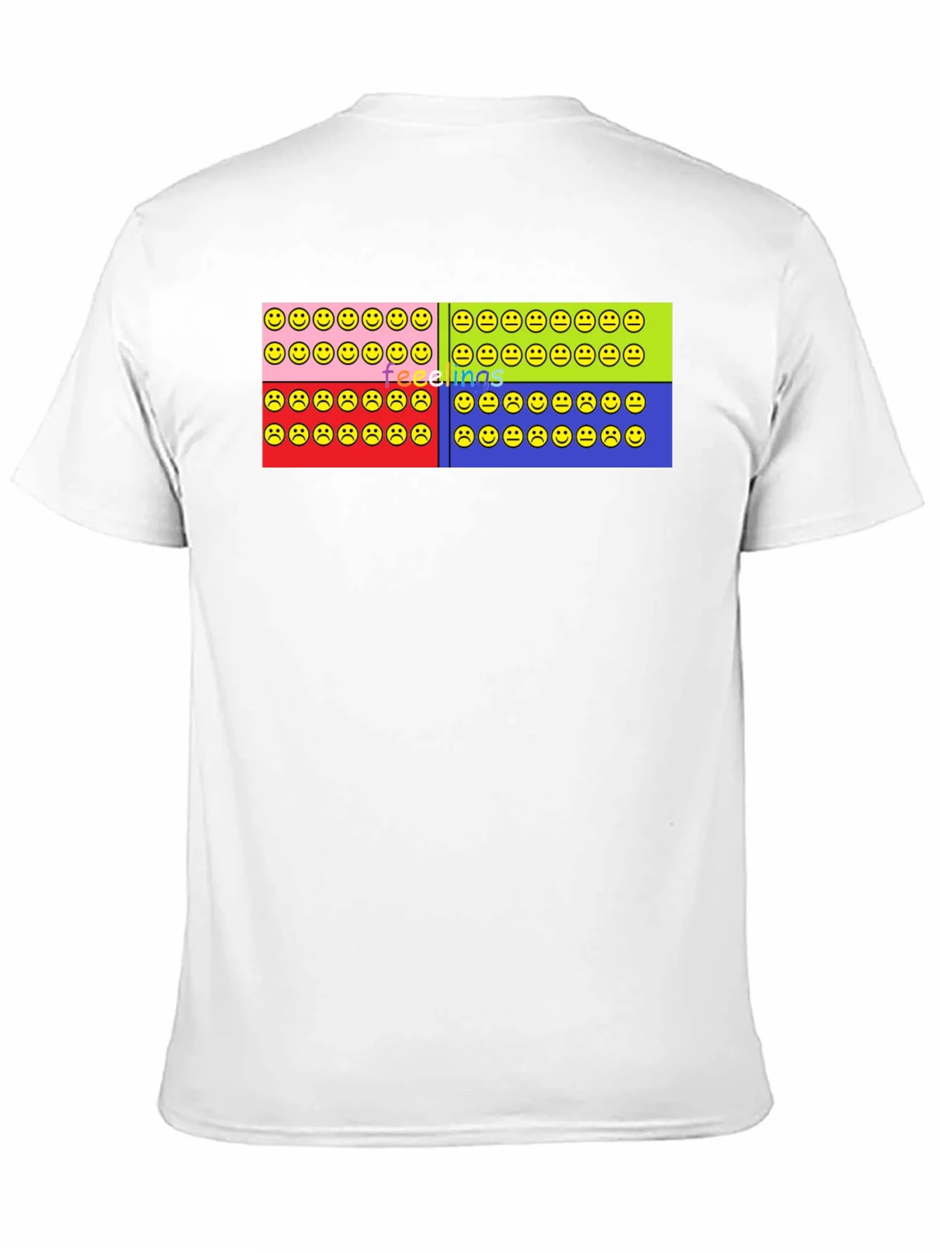 Rebbecca Feelings Smiley Face T-Shirt Graphic Design