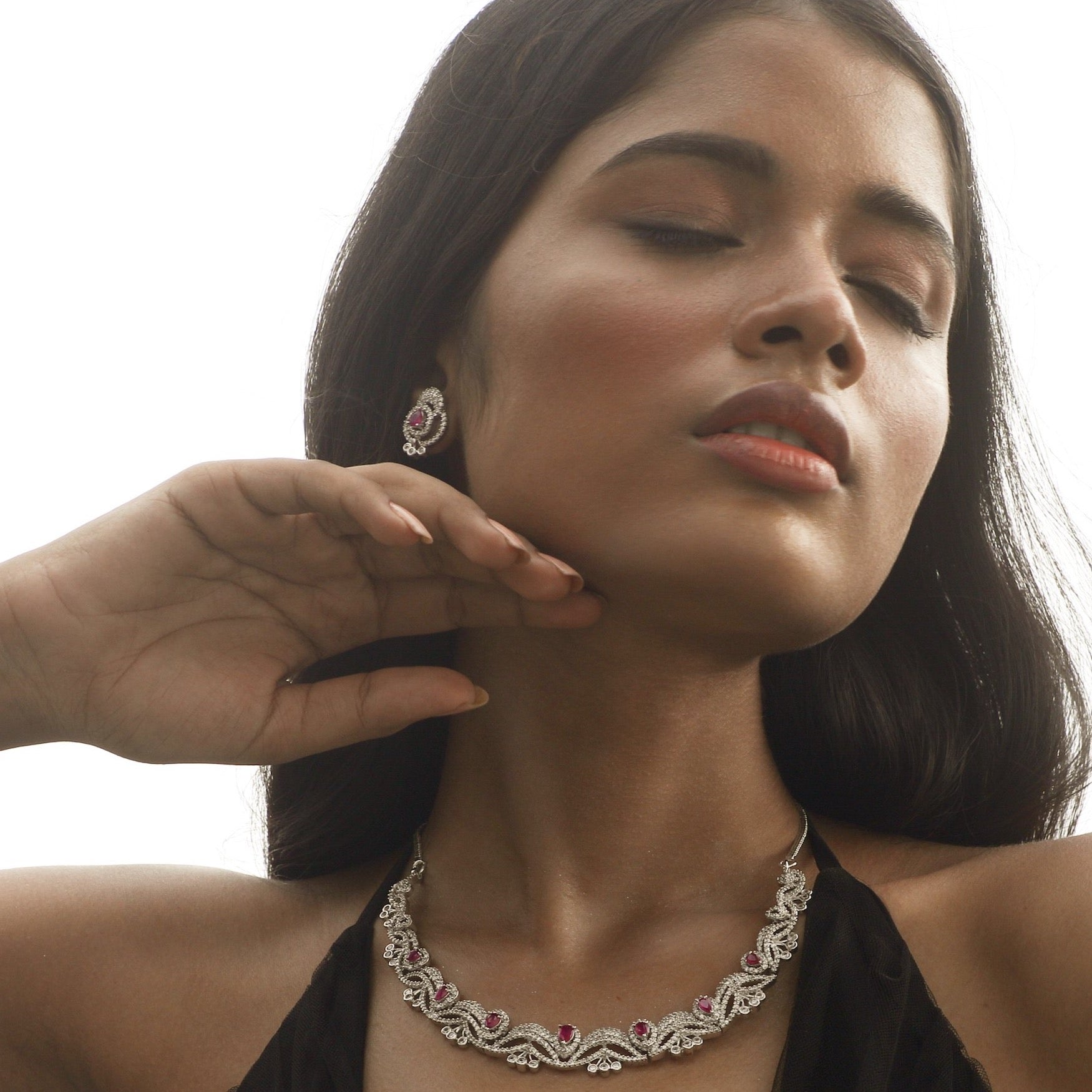 Shiera Nakshatra CZ Necklace Set