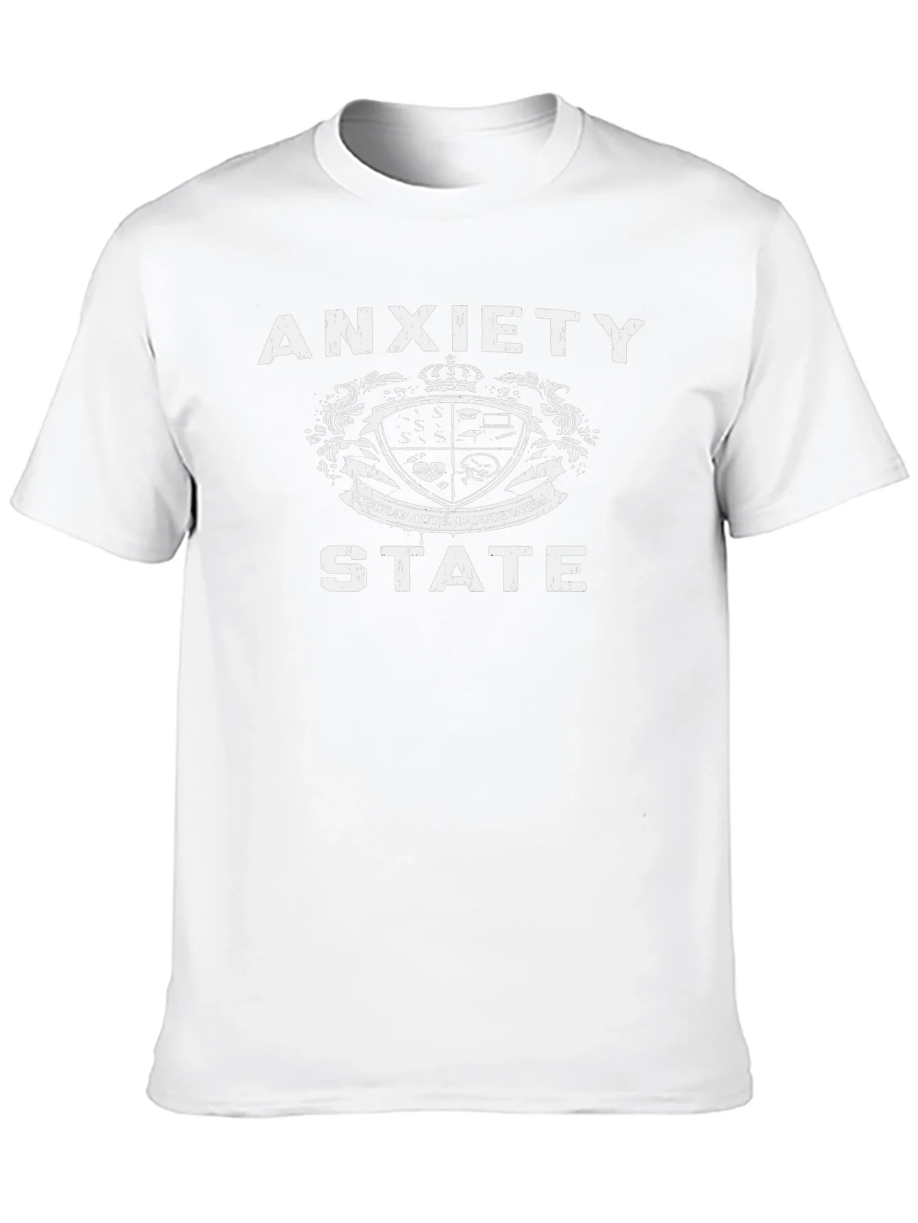 Rebbecca Anxiety State Black Graphic T-Shirt
