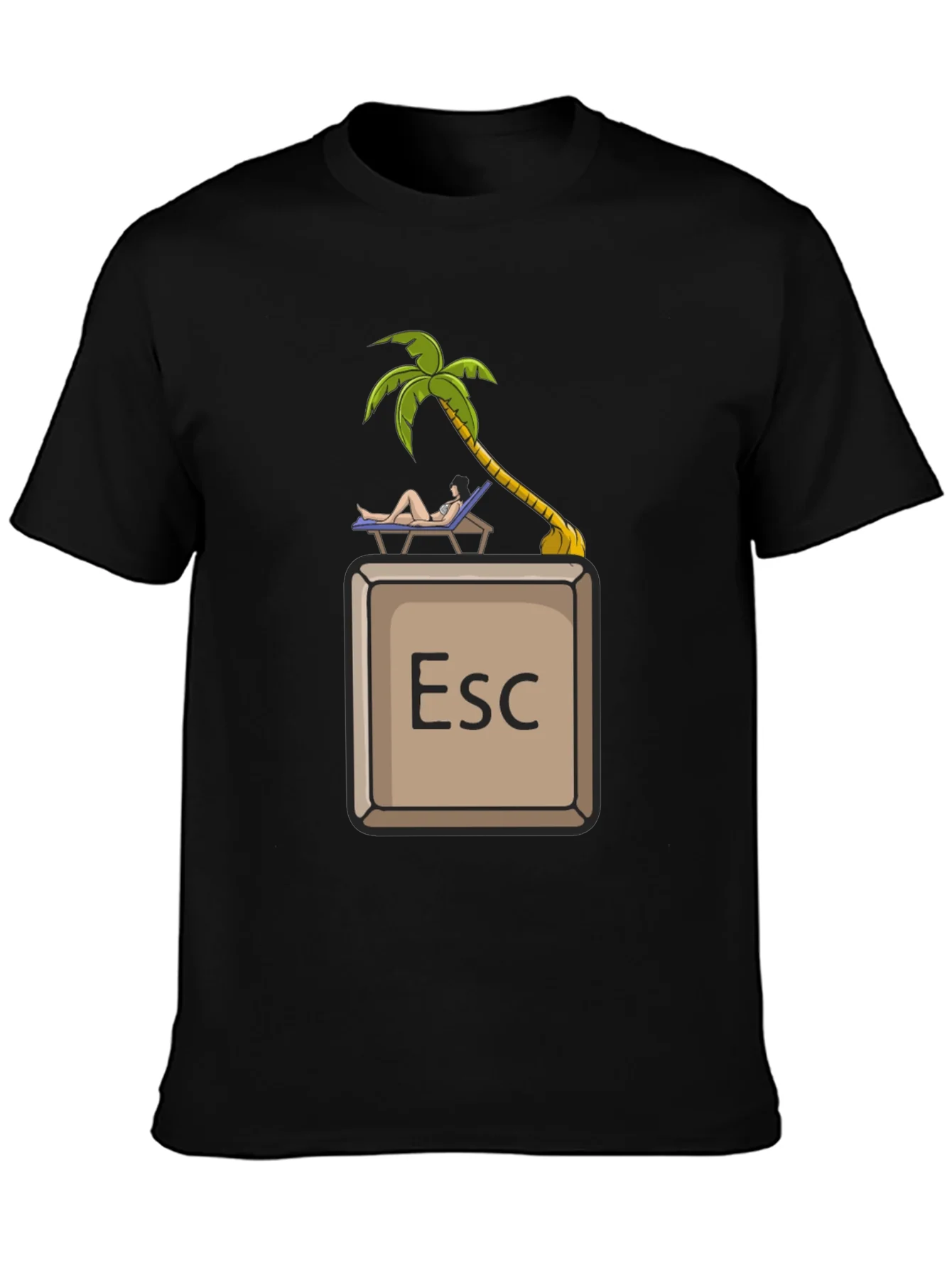 Rebbecca Escape Key Vacation T-Shirt - Relax Mode Activated