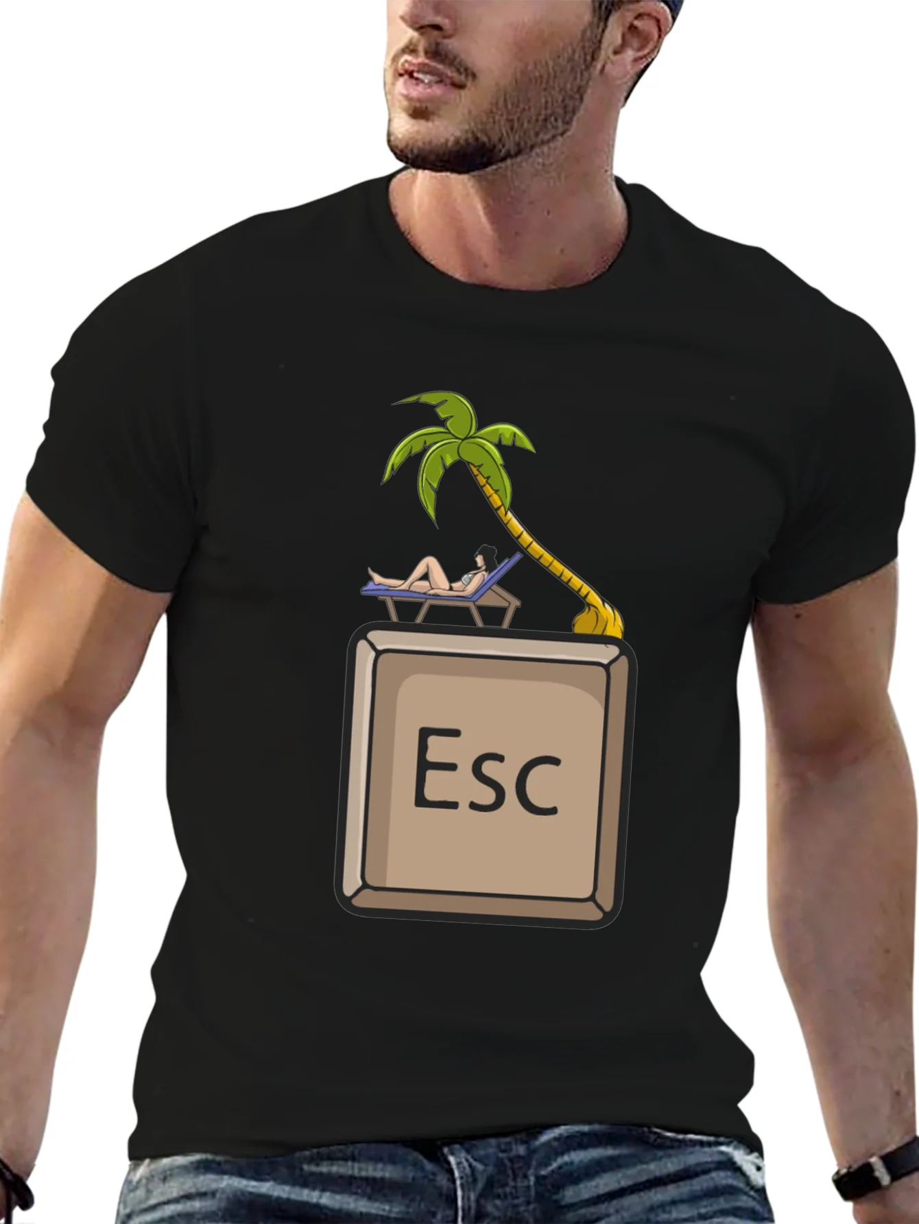 Rebbecca Escape Key Vacation T-Shirt - Relax Mode Activated