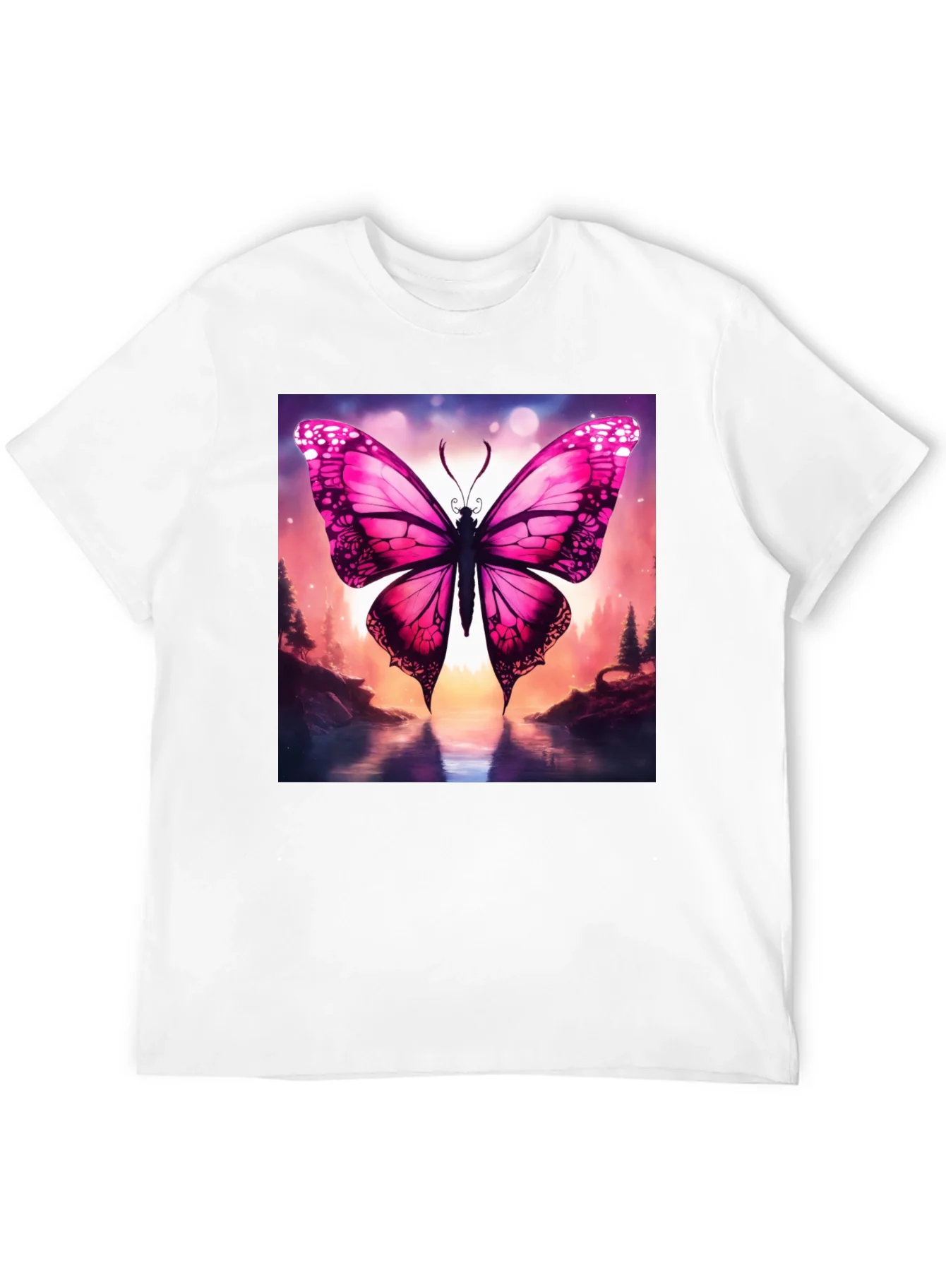 Rebbecca Butterfly Graphic T-Shirt - Nature Inspired Design
