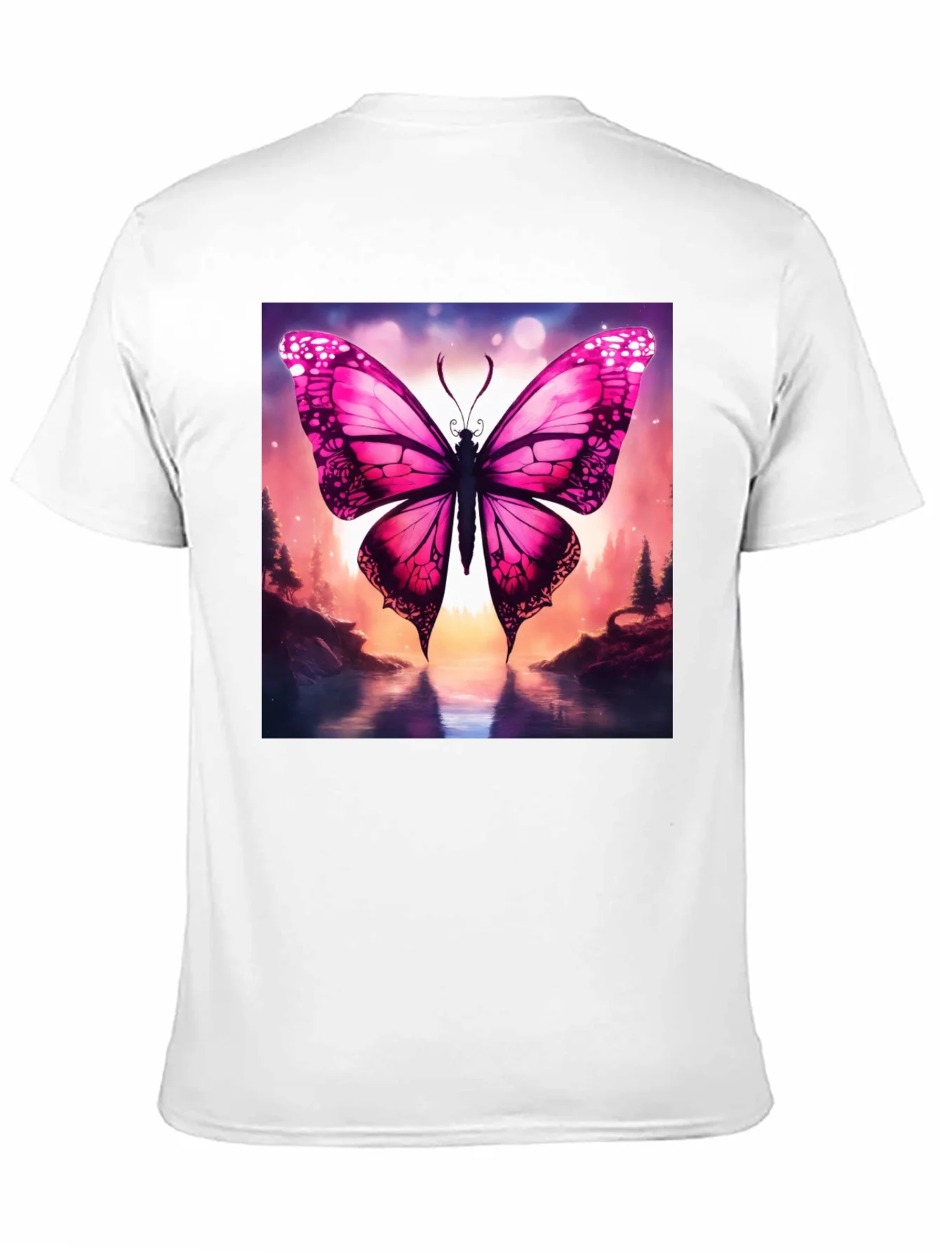 Rebbecca Butterfly Graphic T-Shirt - Nature Inspired Design