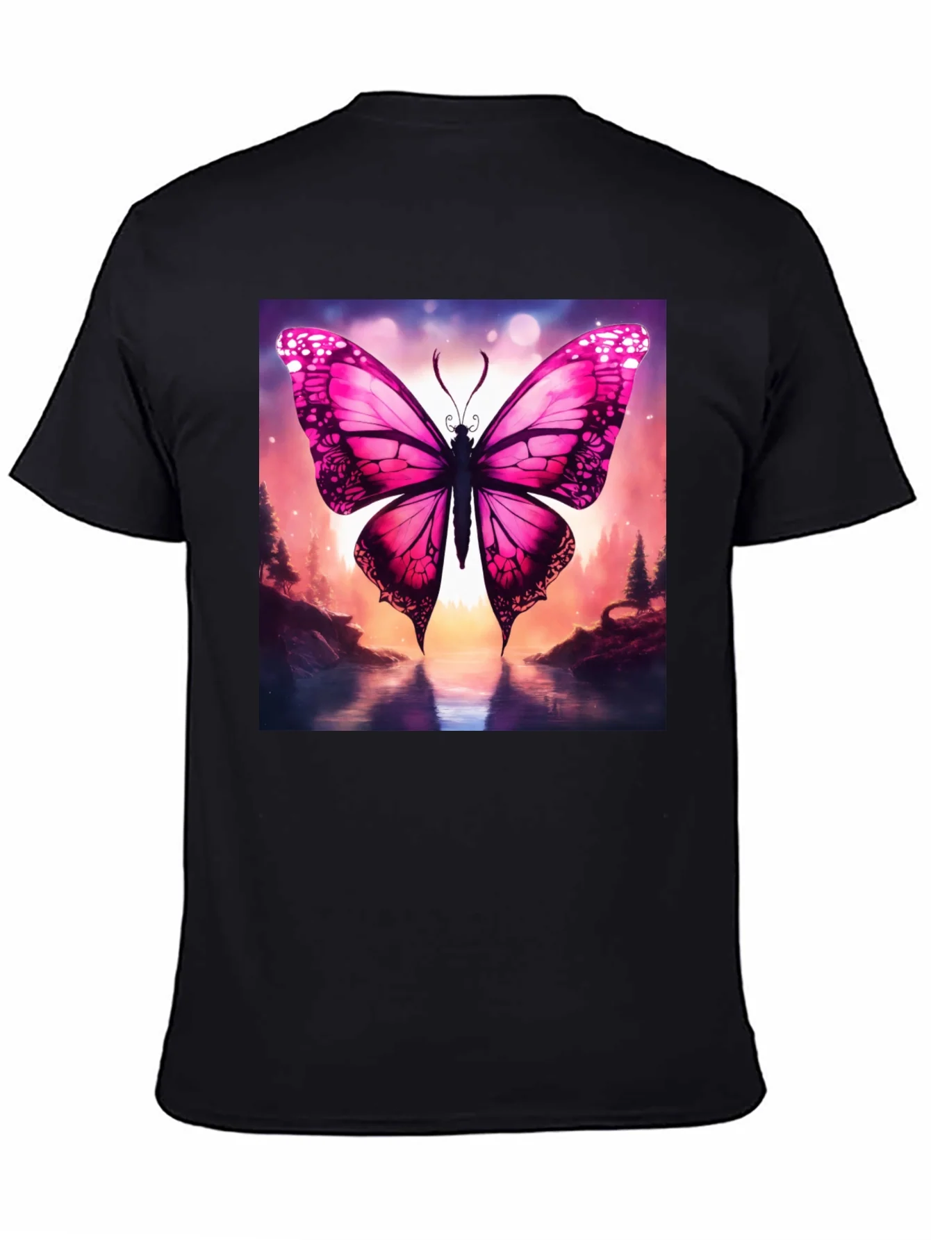 Rebbecca Butterfly Graphic T-Shirt - Nature Inspired Design