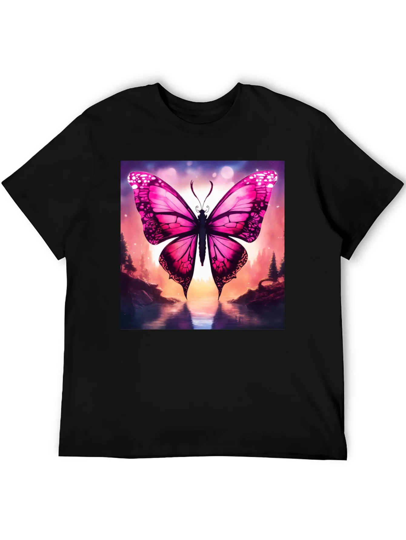 Rebbecca Butterfly Graphic T-Shirt - Nature Inspired Design