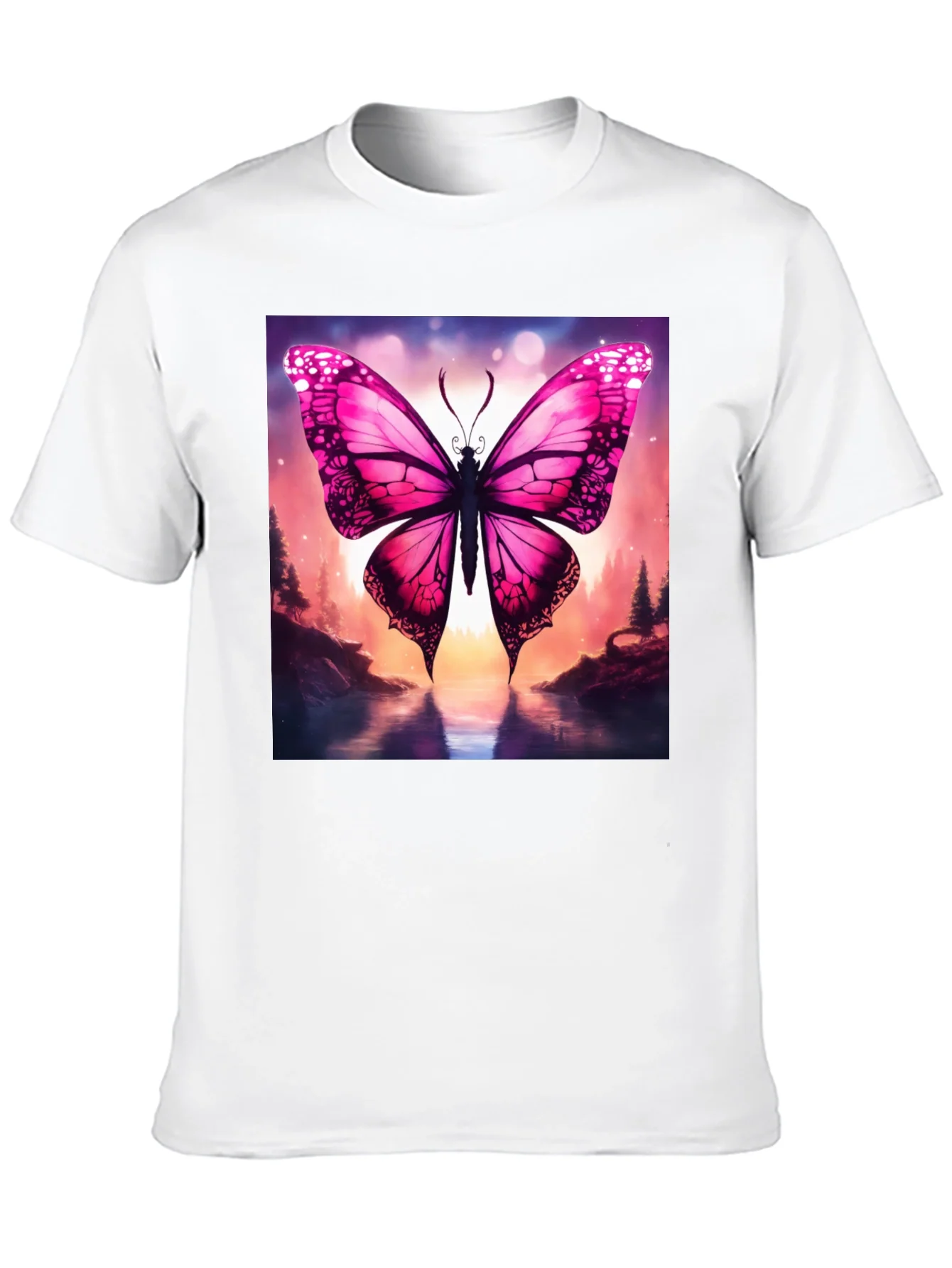 Rebbecca Butterfly Graphic T-Shirt - Nature Inspired Design