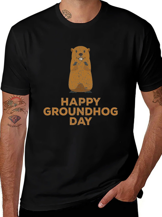 Rebbecca Happy Groundhog Day Graphic Tee