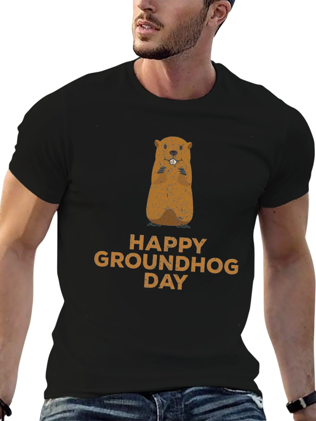 Rebbecca Happy Groundhog Day Graphic Tee