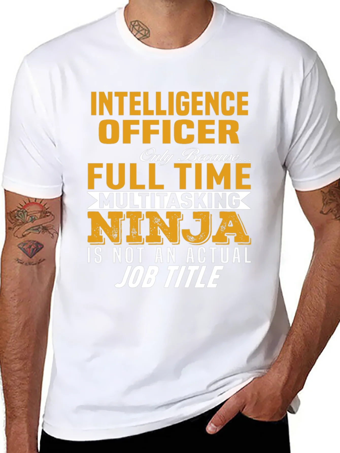 Rebbecca Intelligence Officer Multitasking Ninja T-Shirt