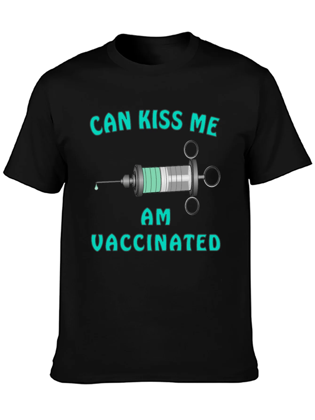 Rebbecca Can Kiss Me I Am Vaccinated Graphic Tee