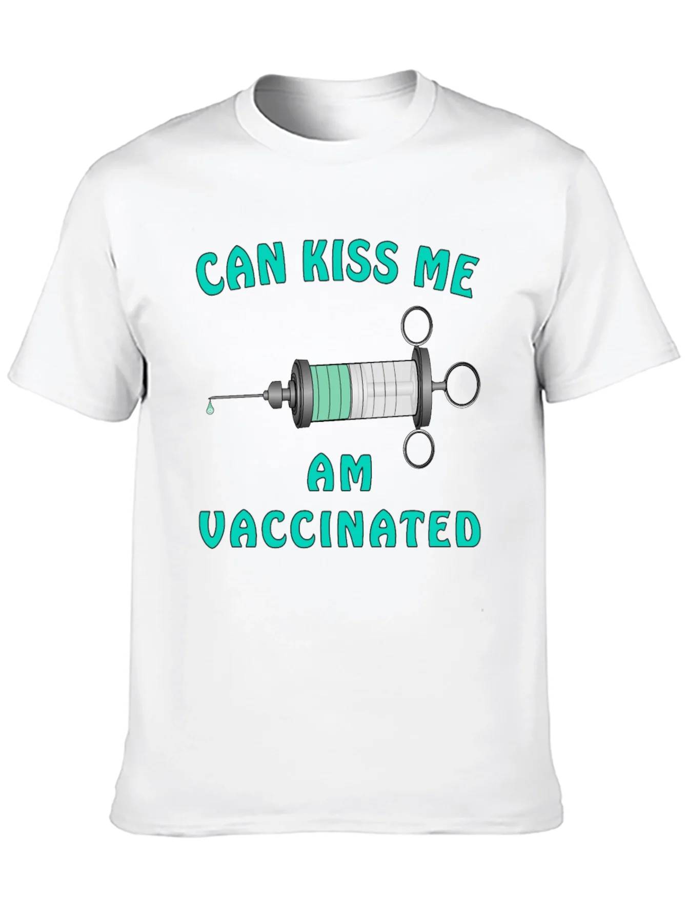 Rebbecca Can Kiss Me I Am Vaccinated Graphic Tee
