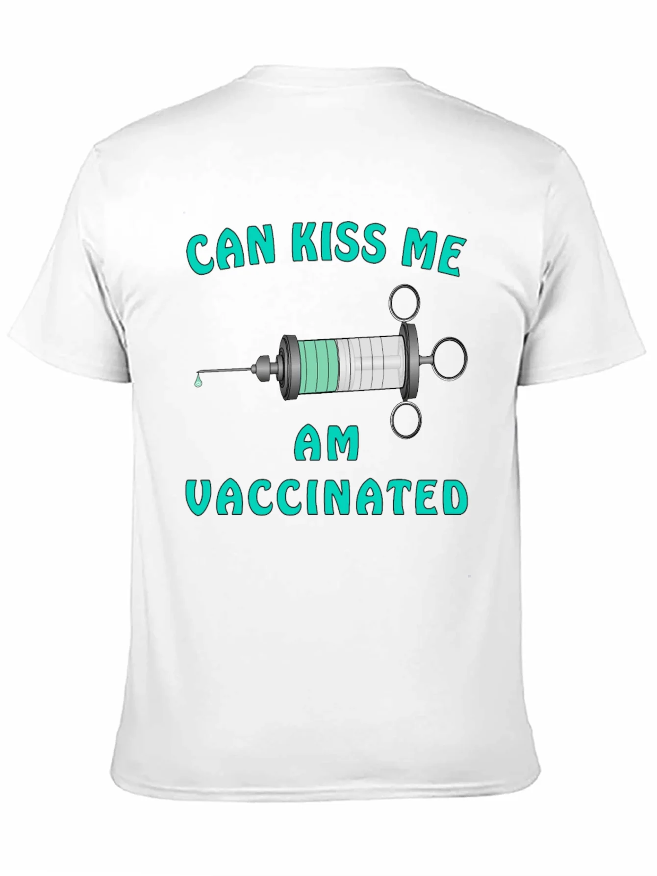 Rebbecca Can Kiss Me I Am Vaccinated Graphic Tee