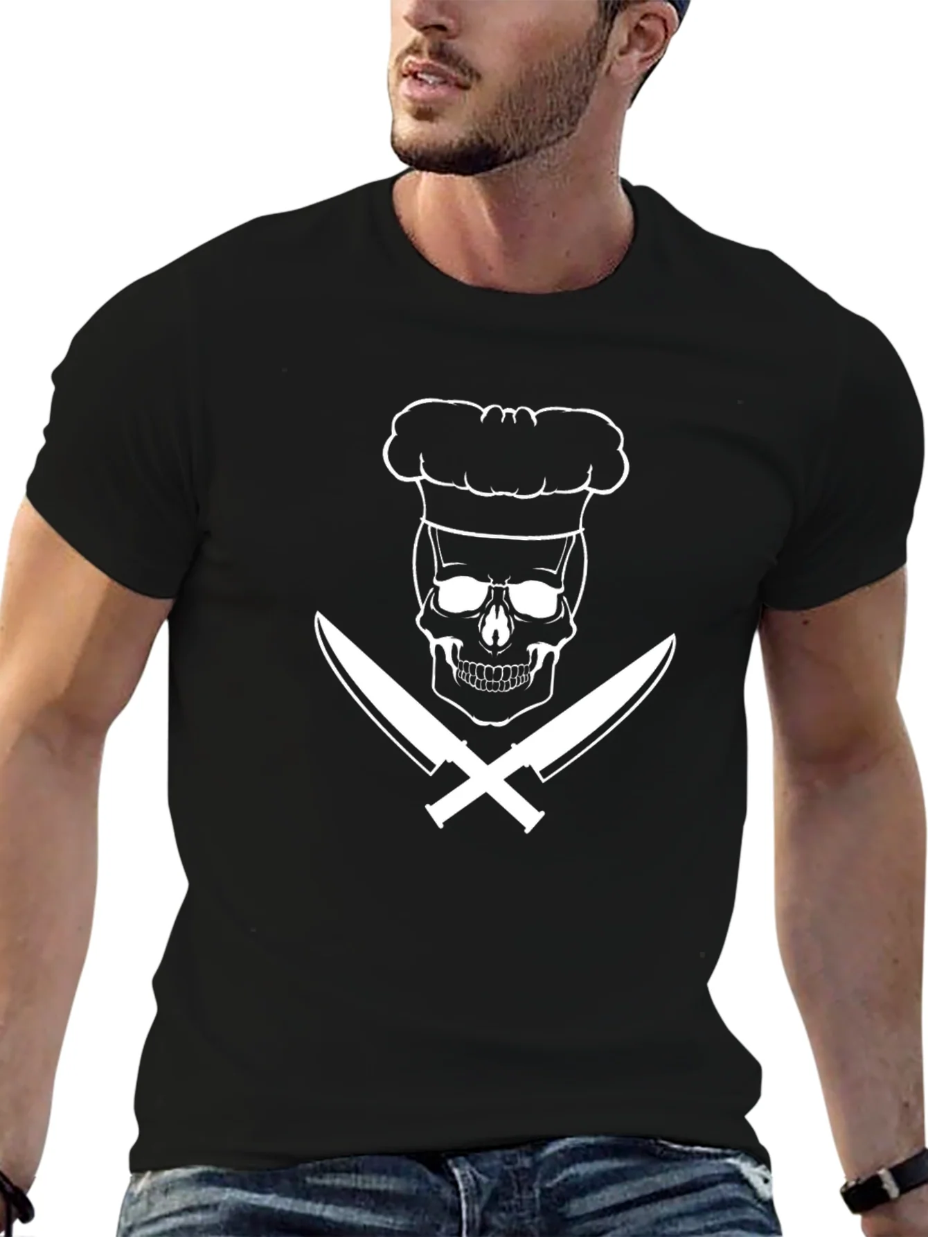 Rebbecca Chef Skull T-Shirt - Culinary Pirate Tee