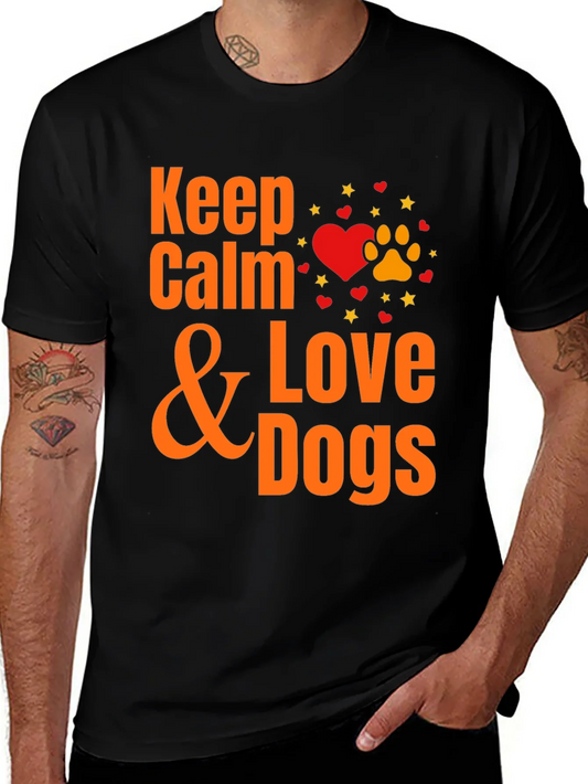 Rebbecca Keep Calm & Love Dogs T-Shirt