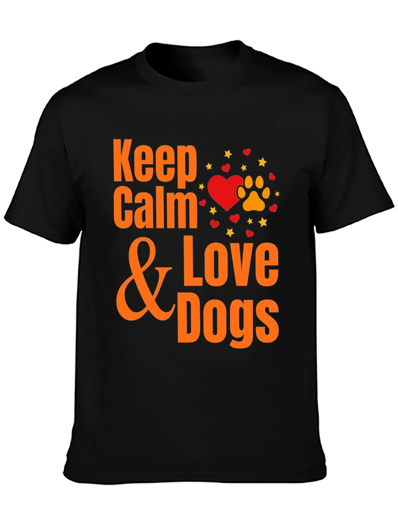 Rebbecca Keep Calm & Love Dogs T-Shirt