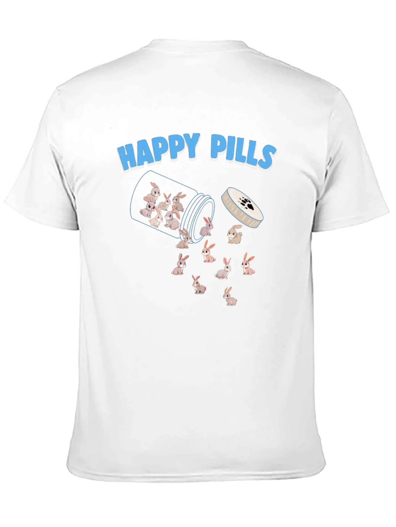 Camiseta P¨ªldoras de Felicidad con Conejos
