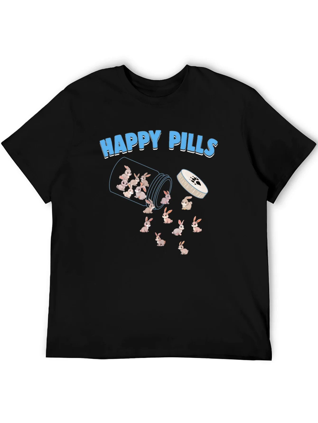 Camiseta P¨ªldoras de Felicidad con Conejos