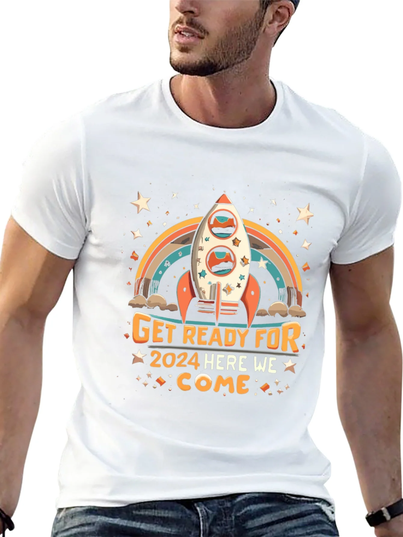 Rebbecca Get Ready for 2024 Rocket T-Shirt