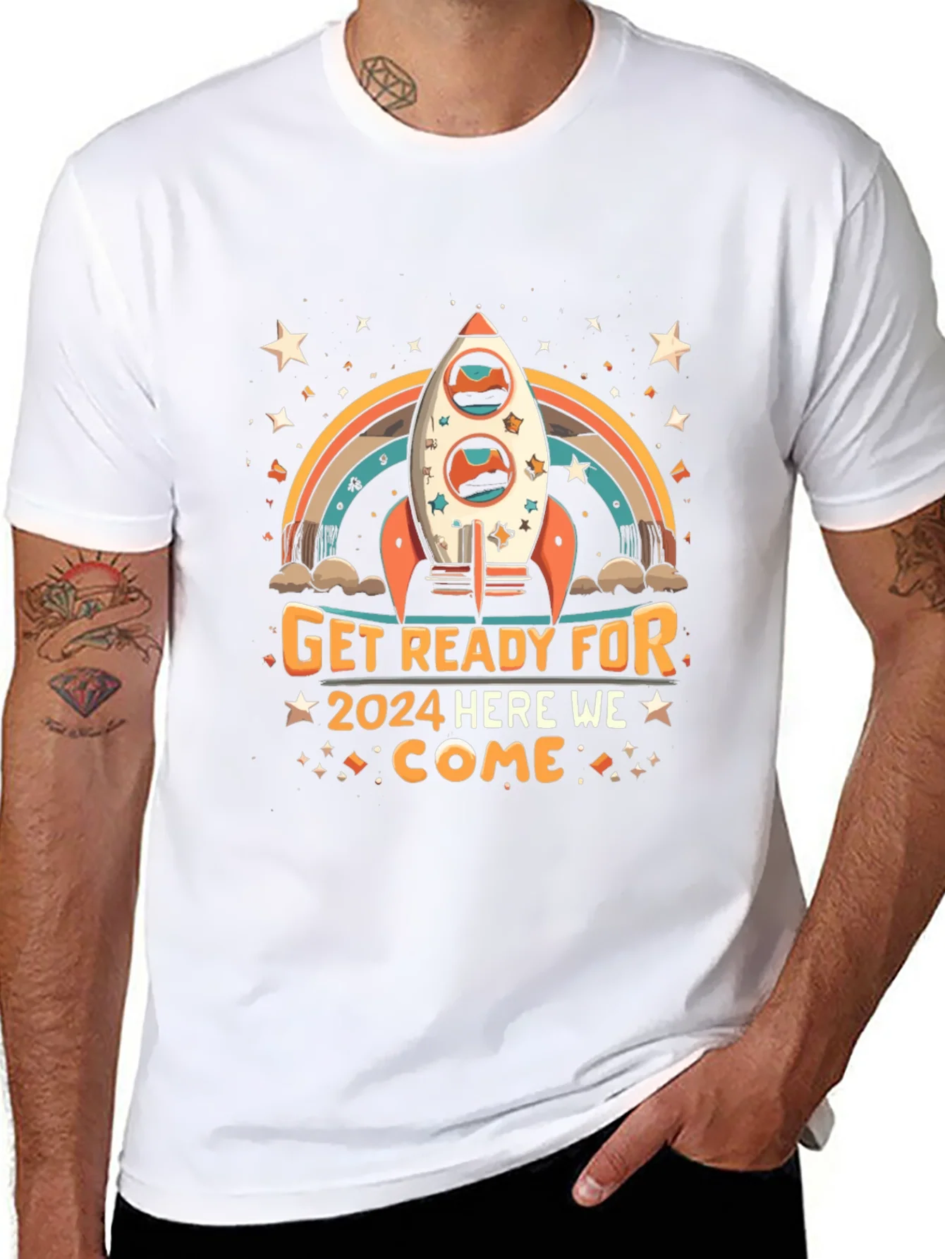 Rebbecca Get Ready for 2024 Rocket T-Shirt