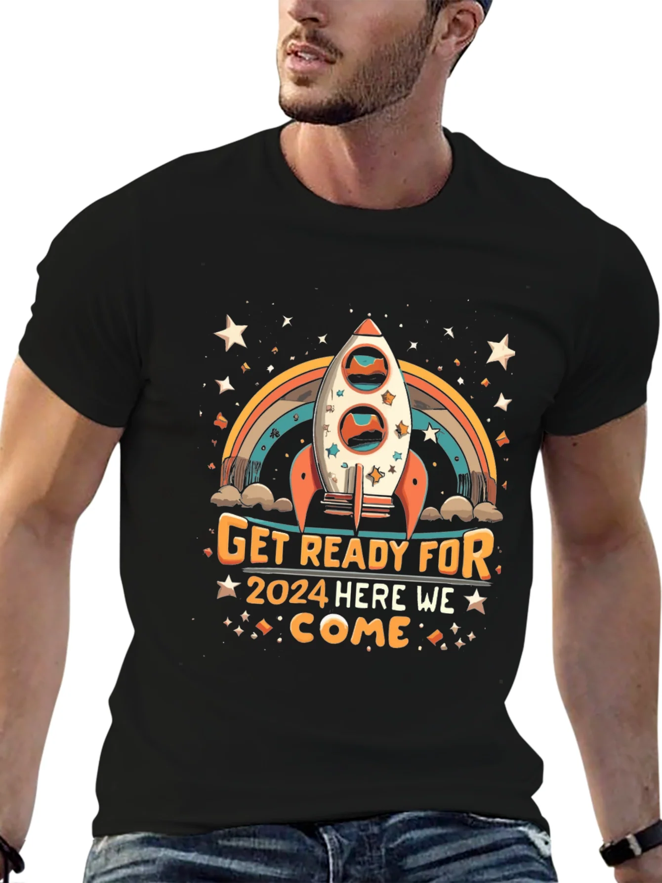 Rebbecca Get Ready for 2024 Rocket T-Shirt