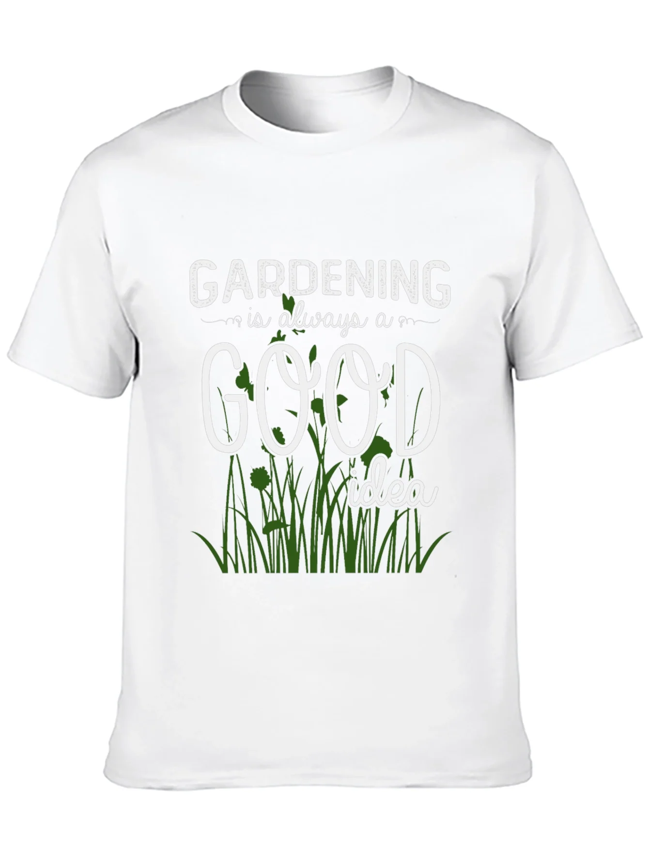 Camiseta negra: Jardiner¨ªa una buena idea